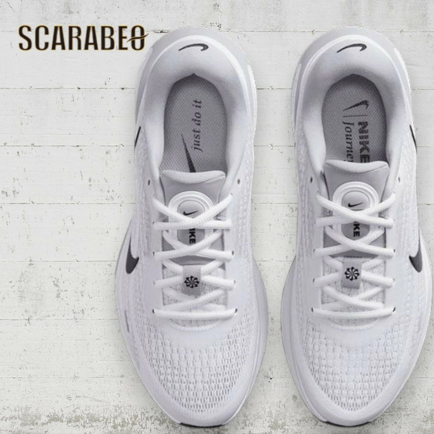 ナイキ ランニングシューズ レディース NIKE JOURNEY RUN ジャーニーラン FJ7765-117 WHITE/BLACK-WOLF GREY クッション 厚底 通勤 通学 ジョギング ウォーキング スポーツ ジム fj7765-117