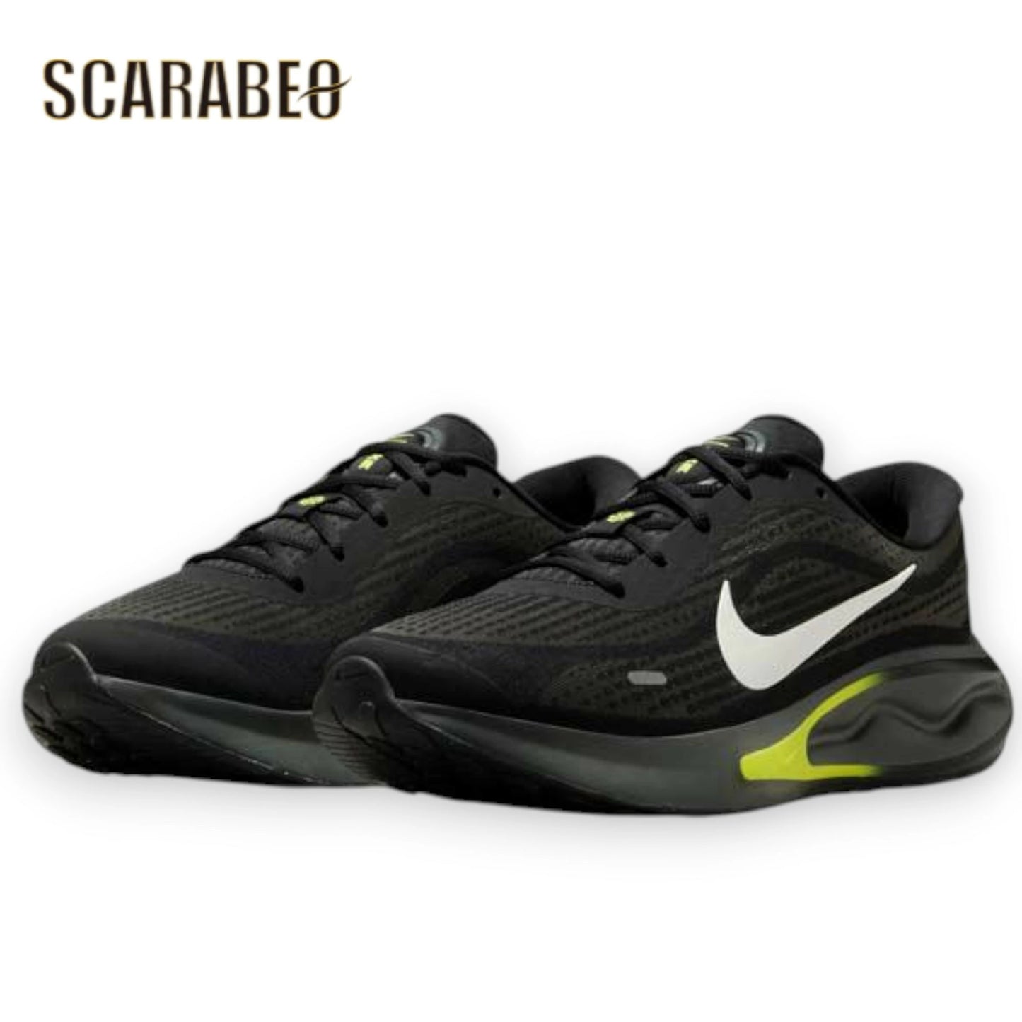 ナイキ ランニングシューズ メンズ NIKE JOURNEY RUN ジャーニー ラン FN0228-008 ブラック 厚底 クッション ジョギング ウォーキング 通勤 通学 スポーツ ジム 靴 fn0228-008