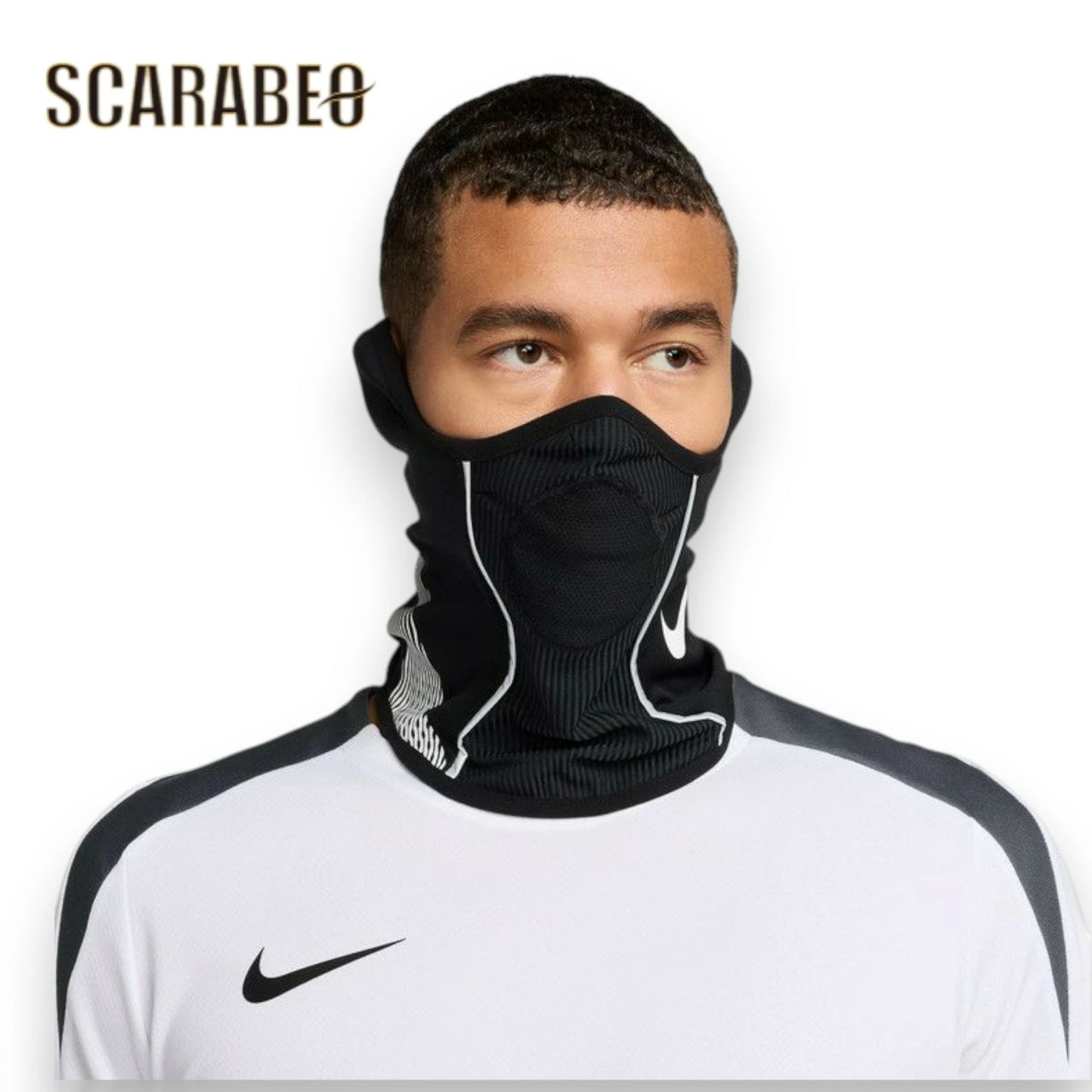 ナイキ スヌード サッカー 防寒 ネックウォーマー NIKE NK DF ACDMY SNOOD HF0784-010 Dri-FIT フェイスカバー メンズ レディース ブラック 冬用 防風 速乾 hf0784-010