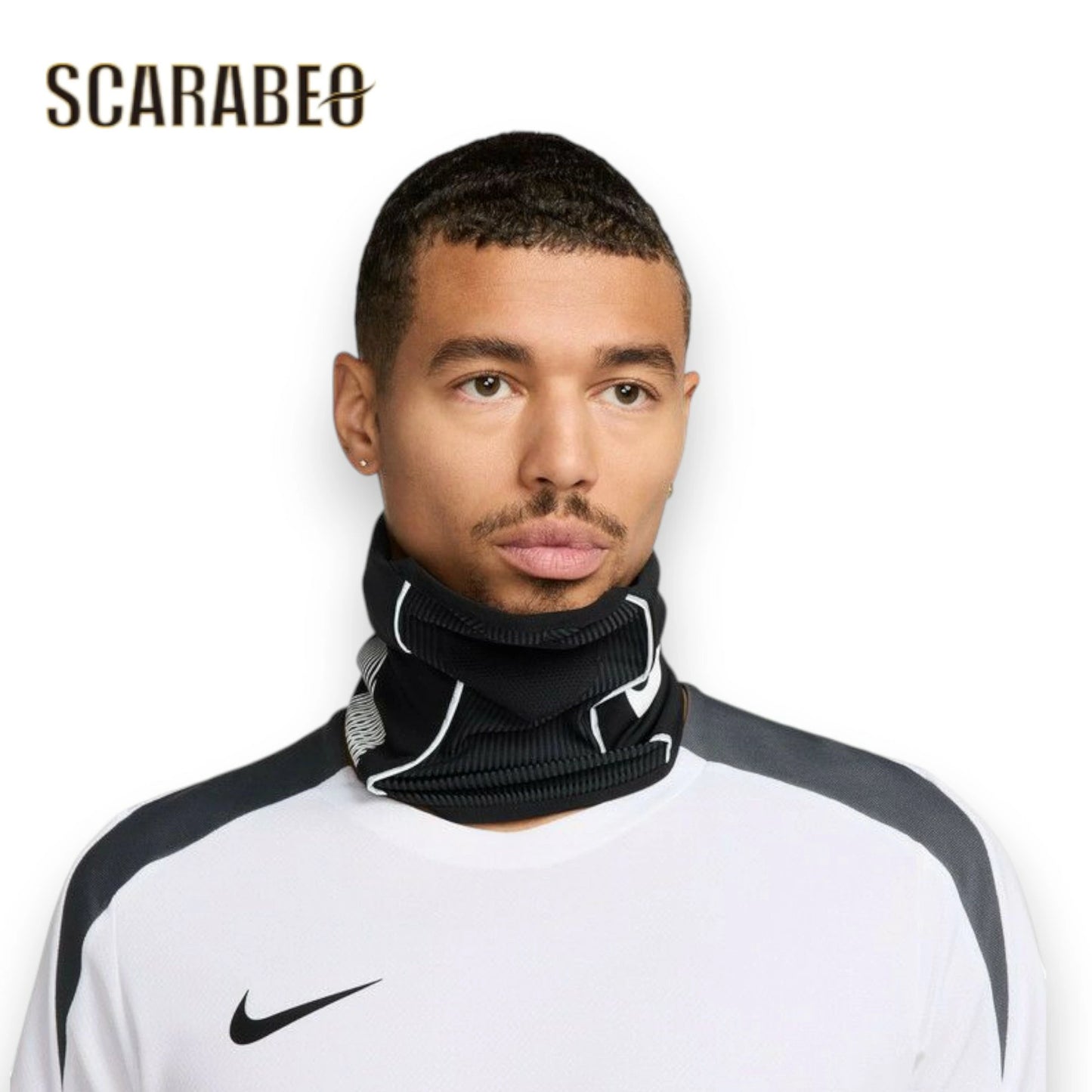 ナイキ スヌード サッカー 防寒 ネックウォーマー NIKE NK DF ACDMY SNOOD HF0784-010 Dri-FIT フェイスカバー メンズ レディース ブラック 冬用 防風 速乾 hf0784-010
