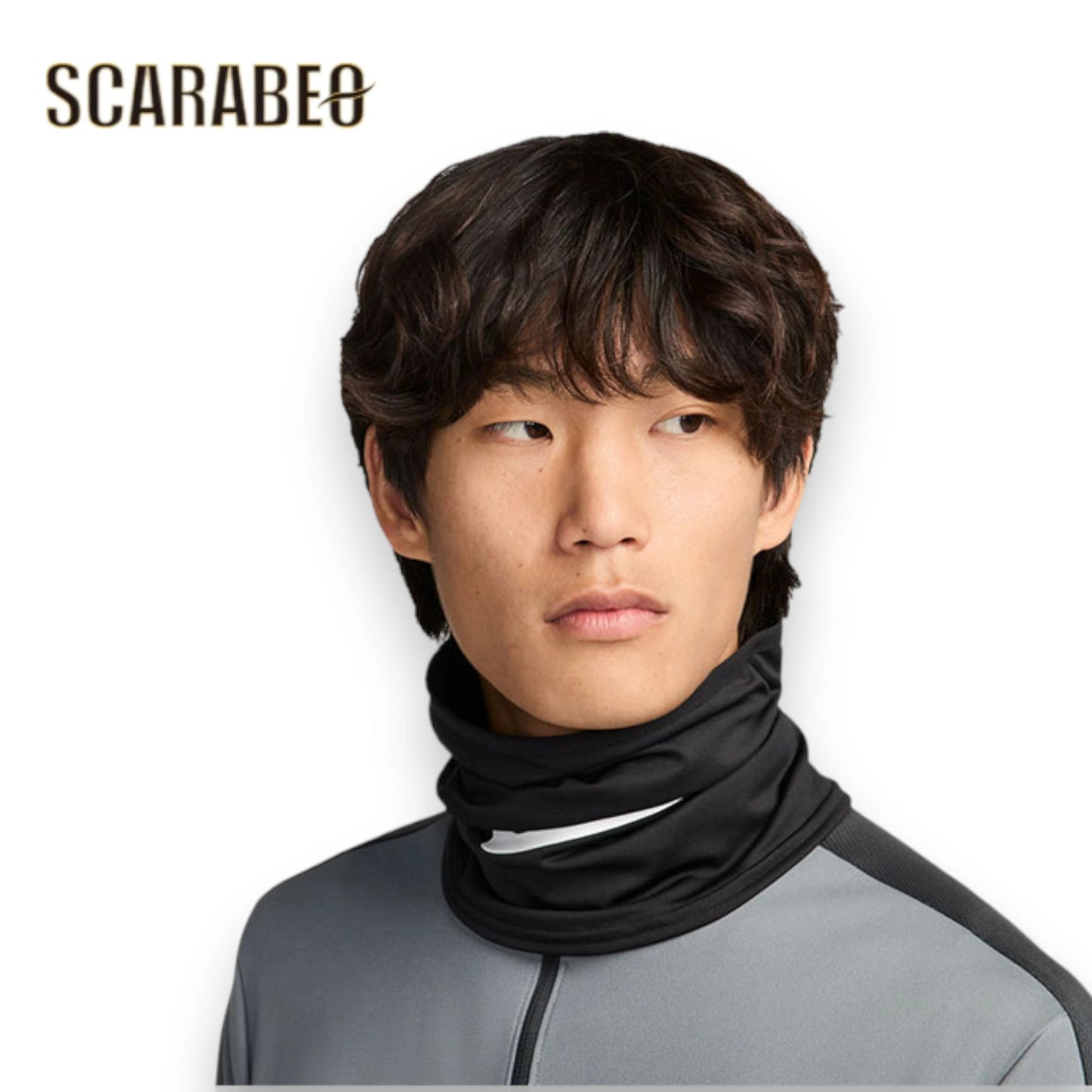 ナイキ ネックウォーマー サッカー NIKE アカデミー Dri-FIT メンズ レディース 防寒 フェイスカバー ネックゲイター ブラック HF0787-010 冬用 速乾 伸縮 hf0787-010