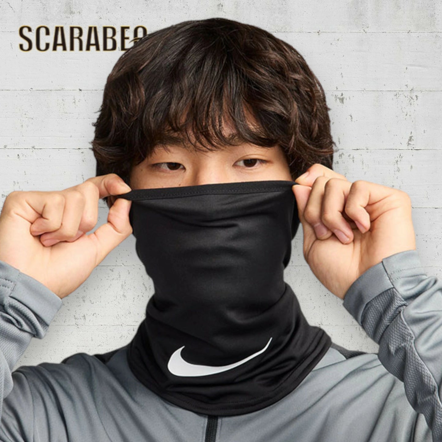 ナイキ ネックウォーマー サッカー NIKE アカデミー Dri-FIT メンズ レディース 防寒 フェイスカバー ネックゲイター ブラック HF0787-010 冬用 速乾 伸縮 hf0787-010