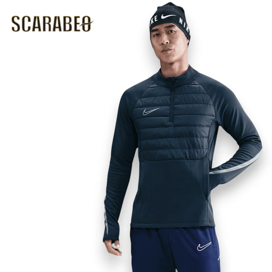 ナイキ トレーニングウェア メンズ ウィンターウォーリア Therma-FIT アカデミー ドリルトップ 防寒 保温 サッカー フットサル NIKE WINTER WARRIOR DRILL TOP FB6817-437 fb6817-437