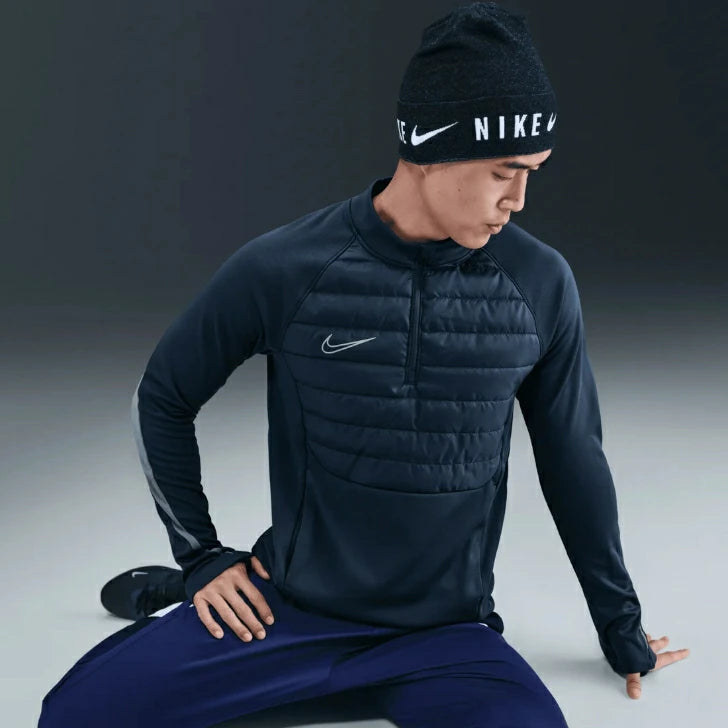 ナイキ トレーニングウェア メンズ ウィンターウォーリア Therma-FIT アカデミー ドリルトップ 防寒 保温 サッカー フットサル NIKE WINTER WARRIOR DRILL TOP FB6817-437 fb6817-437