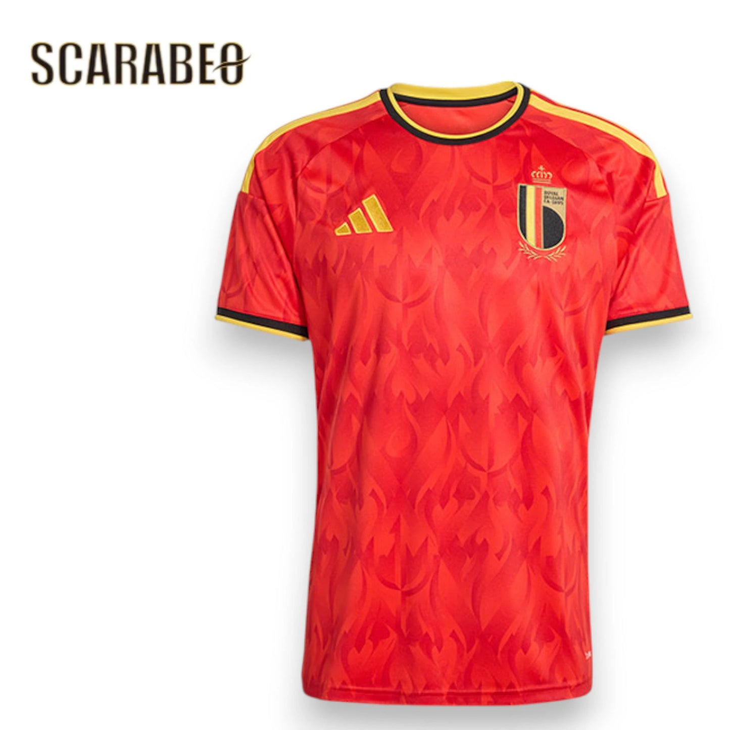 アディダス ベルギー代表 2026 ホーム レプリカ ユニフォーム 半袖 メンズ 大人 サッカーウェア adidas RBFA 代表ユニフォーム CLIMACOOL スリムフィット jve20