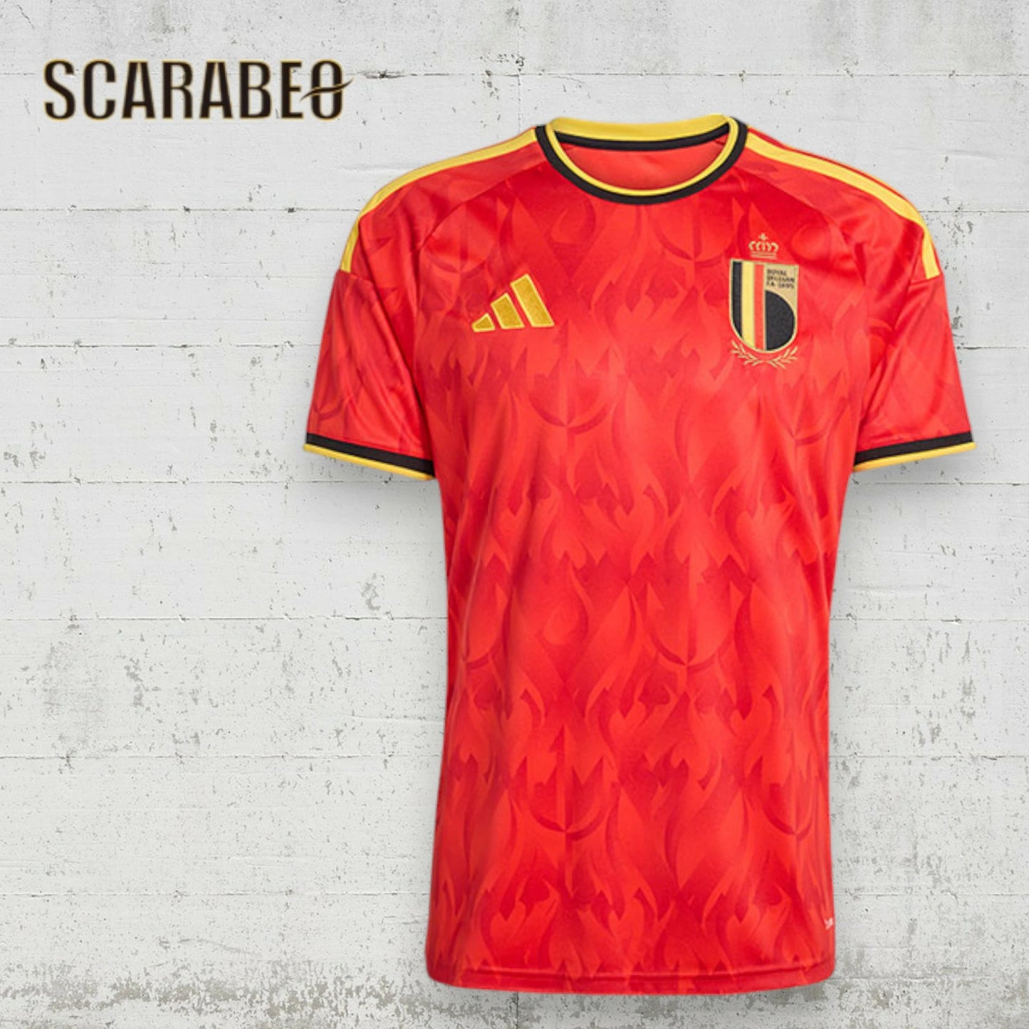 アディダス ベルギー代表 2026 ホーム レプリカ ユニフォーム 半袖 メンズ 大人 サッカーウェア adidas RBFA 代表ユニフォーム CLIMACOOL スリムフィット jve20