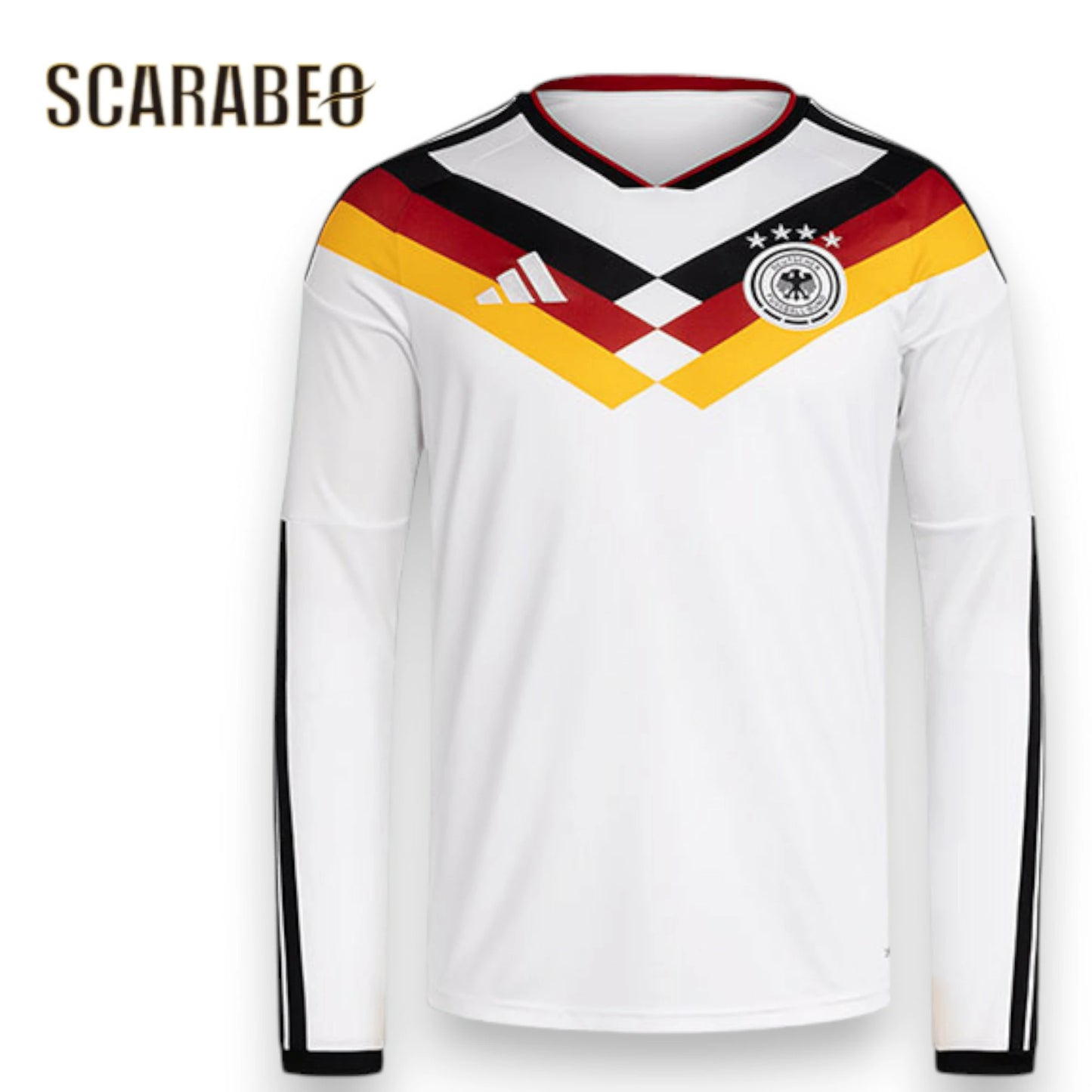 アディダス ドイツ代表 2026 ホーム レプリカ ユニフォーム 長袖 メンズ 大人 サッカーウェア adidas GERMANY CLIMACOOL スリムフィット klh19