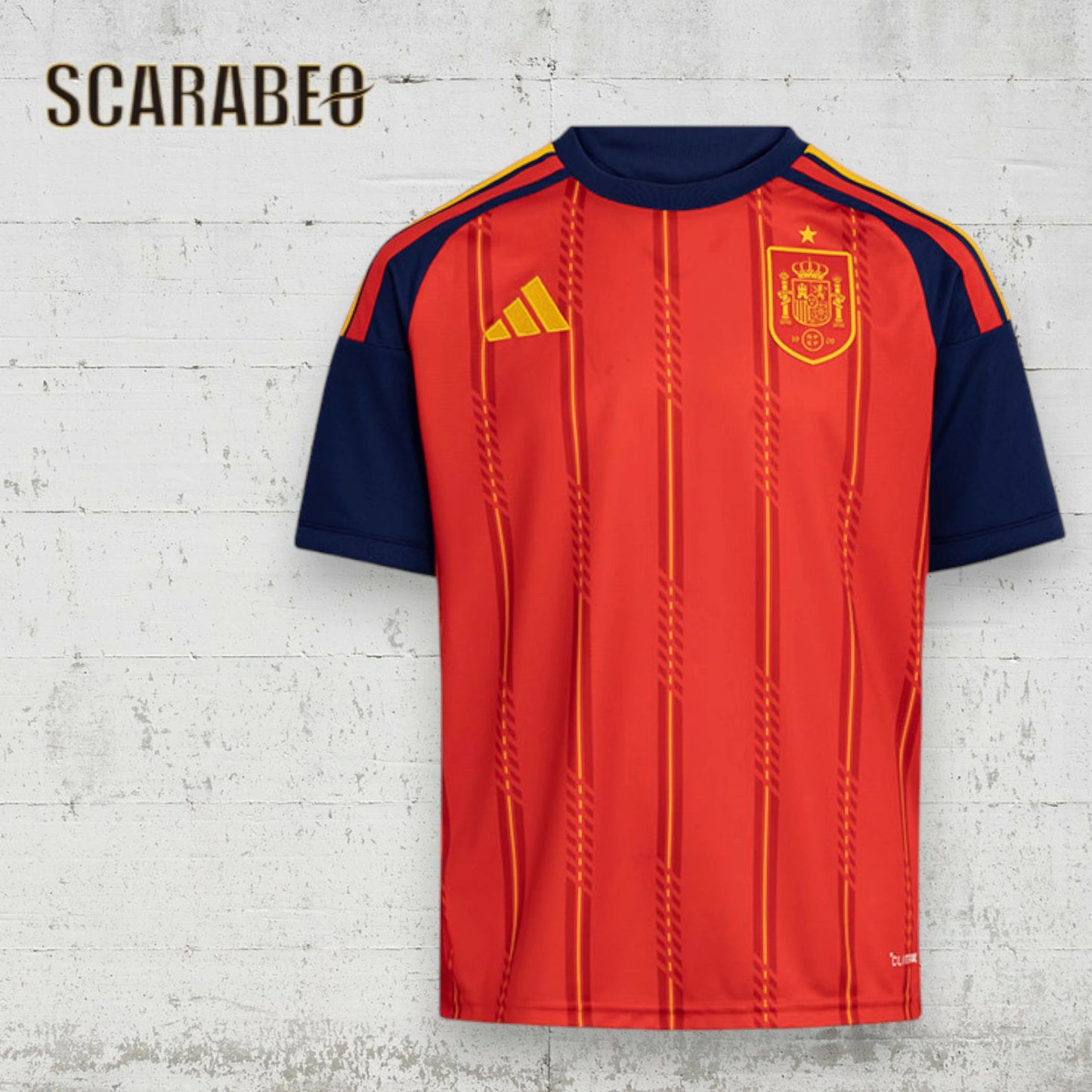 アディダス スペイン代表 ジュニア 2026 ホーム レプリカユニフォーム 半袖 n4586 キッズ 子供用 サッカー ユニフォーム adidas スペイン代表ホーム レプリカシャツ n4586