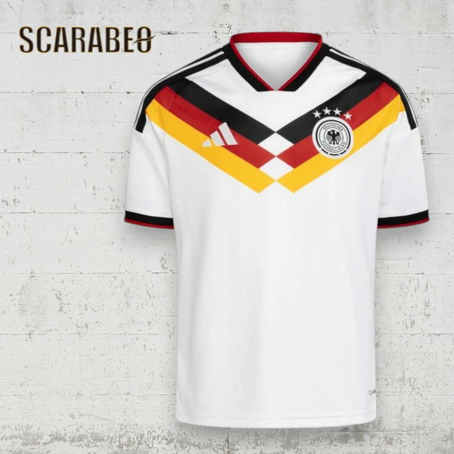 アディダス ジュニア ドイツ代表 2026 ホーム 半袖 レプリカ ユニフォーム キッズ 子供用 ZE926 adidas サッカー ホワイト 白 応援 観戦 ゲームシャツ ze926