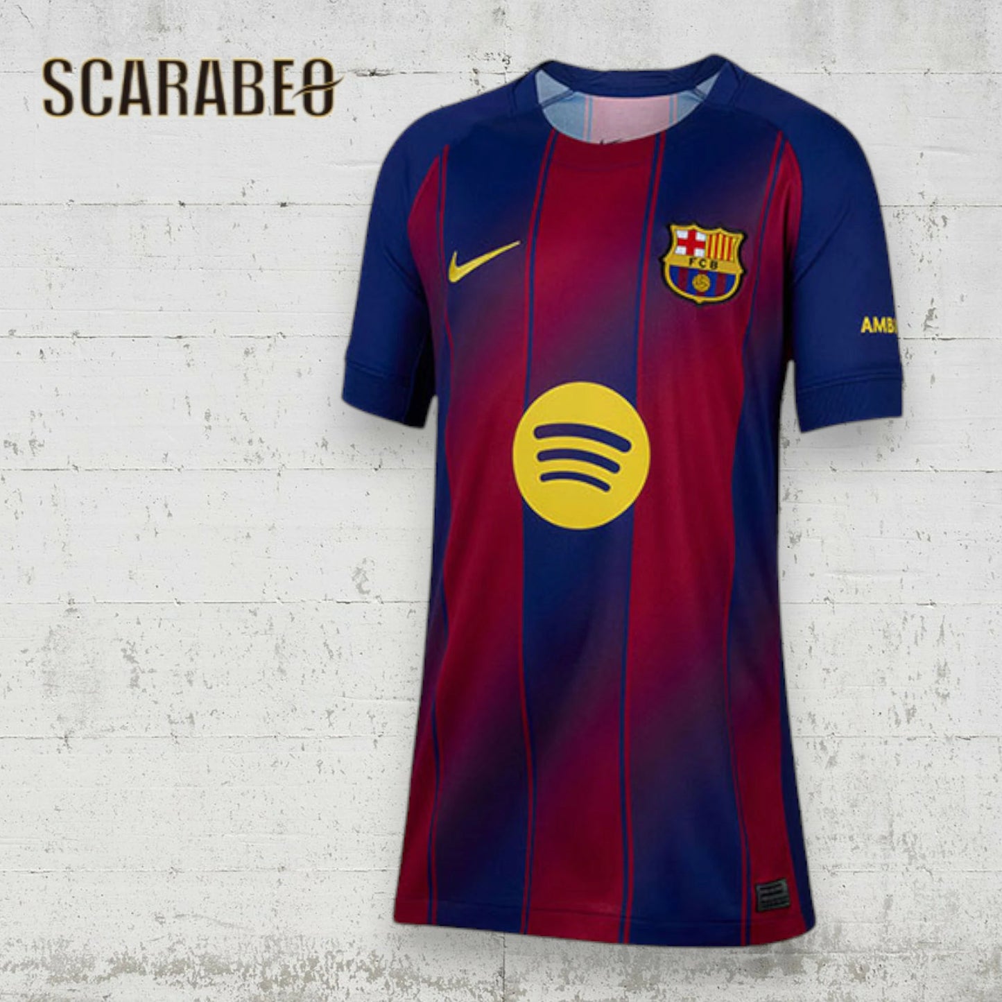 ナイキ ジュニア FCバルセロナ 25-26 ホーム レプリカ ユニフォーム 半袖 キッズ 子供 NIKE サッカー リーガエスパニョーラ スタジアムジャージ Dri-FIT ブルー レッド BARCELONA 2025-2026 hj5287