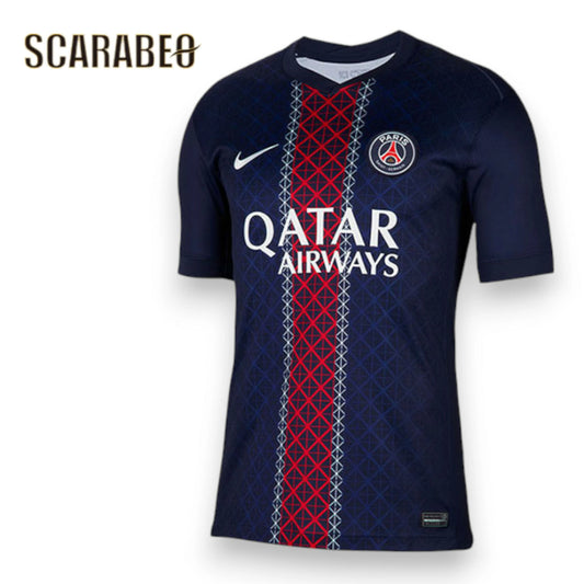 ナイキ パリサンジェルマン 25-26 ホーム レプリカ ユニフォーム 半袖 メンズ NIKE PSG サッカー フランス リーグ・アン スタジアムジャージ Dri-FIT ネイビー ホームシャツ 2025-2026 hj4593