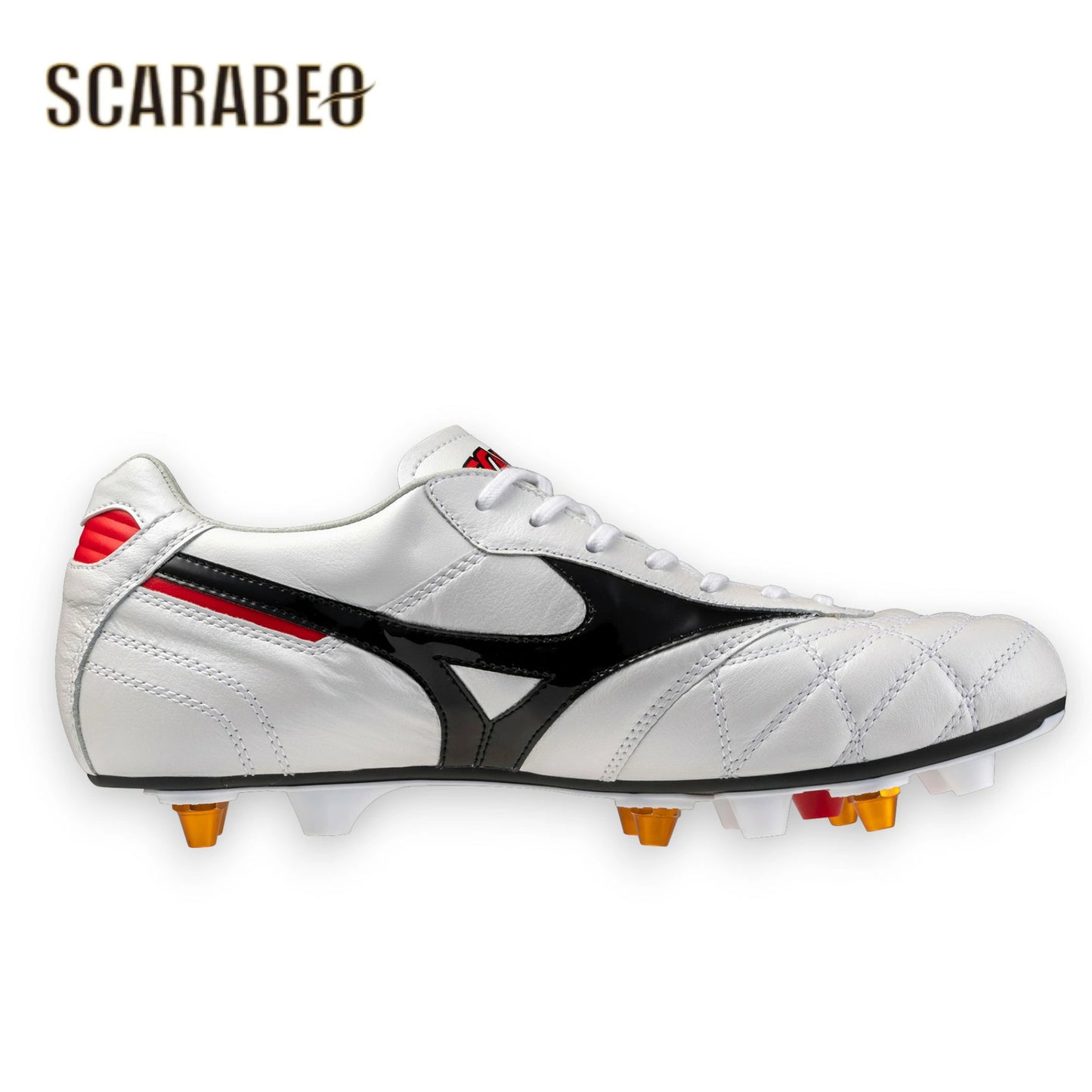 ミズノ モレリア2 JAPAN MIX サッカースパイク ショートタン クロスステッチ 固定式 取り換え式 天然皮革 日本製 天然芝 人工芝 対応 MORELIA II JAPAN MIX p1gc260209