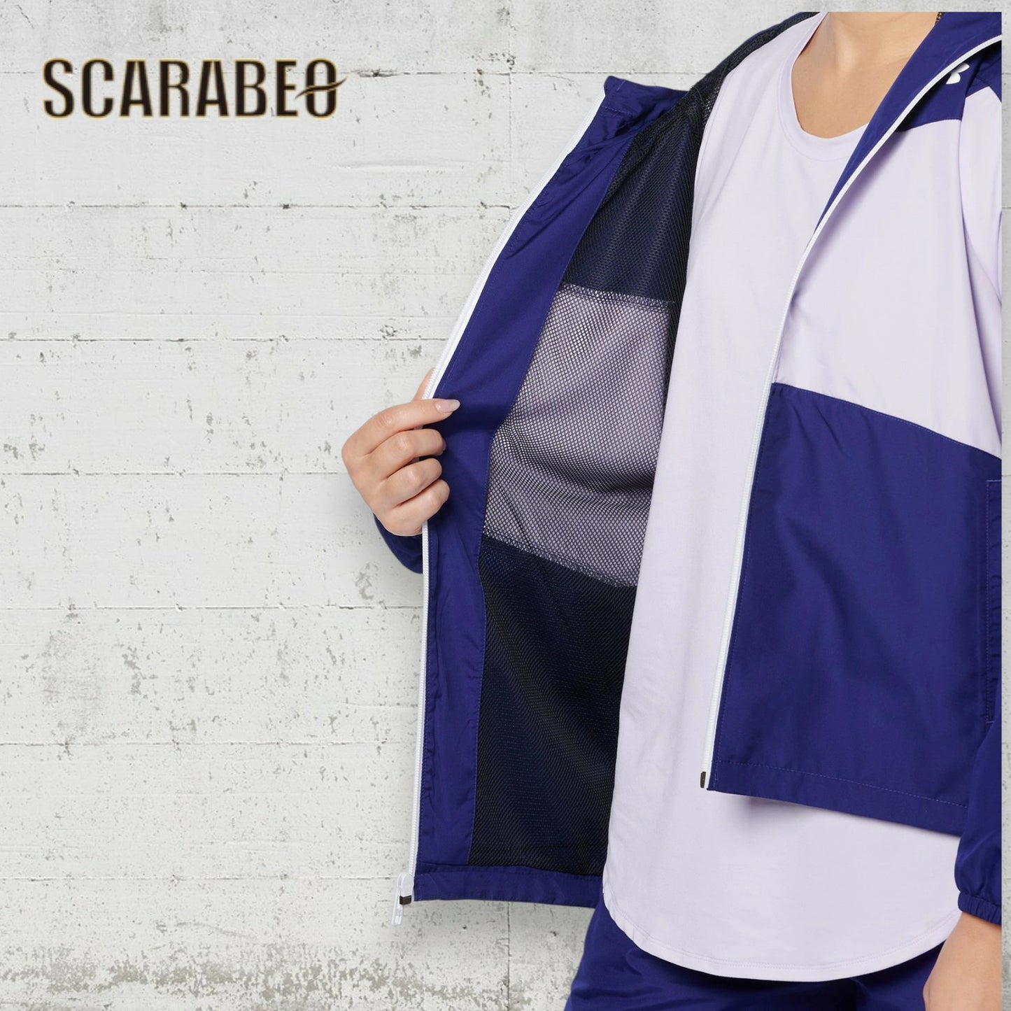 アンダーアーマー レディース ジャケット UA メッシュライナー ウーブン フルジップ ジャケット 1378320 UNDER ARMOUR 撥水 裏メッシュ ウィンドブレーカー トレーニング ウォームアップ スポーツウェア ソナー ブルー