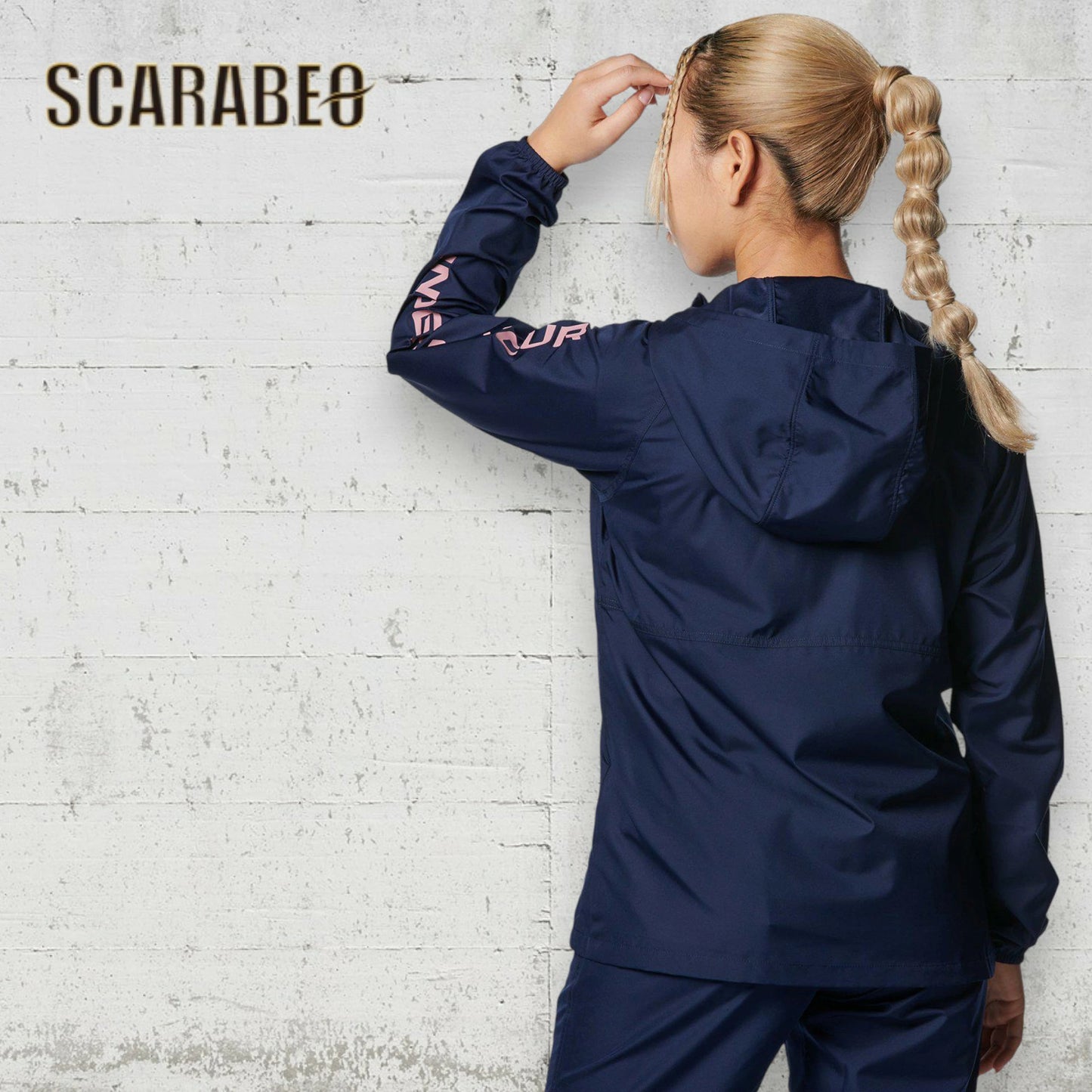 アンダーアーマー レディース ジャケット UA ワードマーク ウーブン フルジップ ジャケット 1378322 UNDER ARMOUR 撥水 ウィンドブレーカー トレーニング アウター ウォームアップ スポーツウェア 1378322