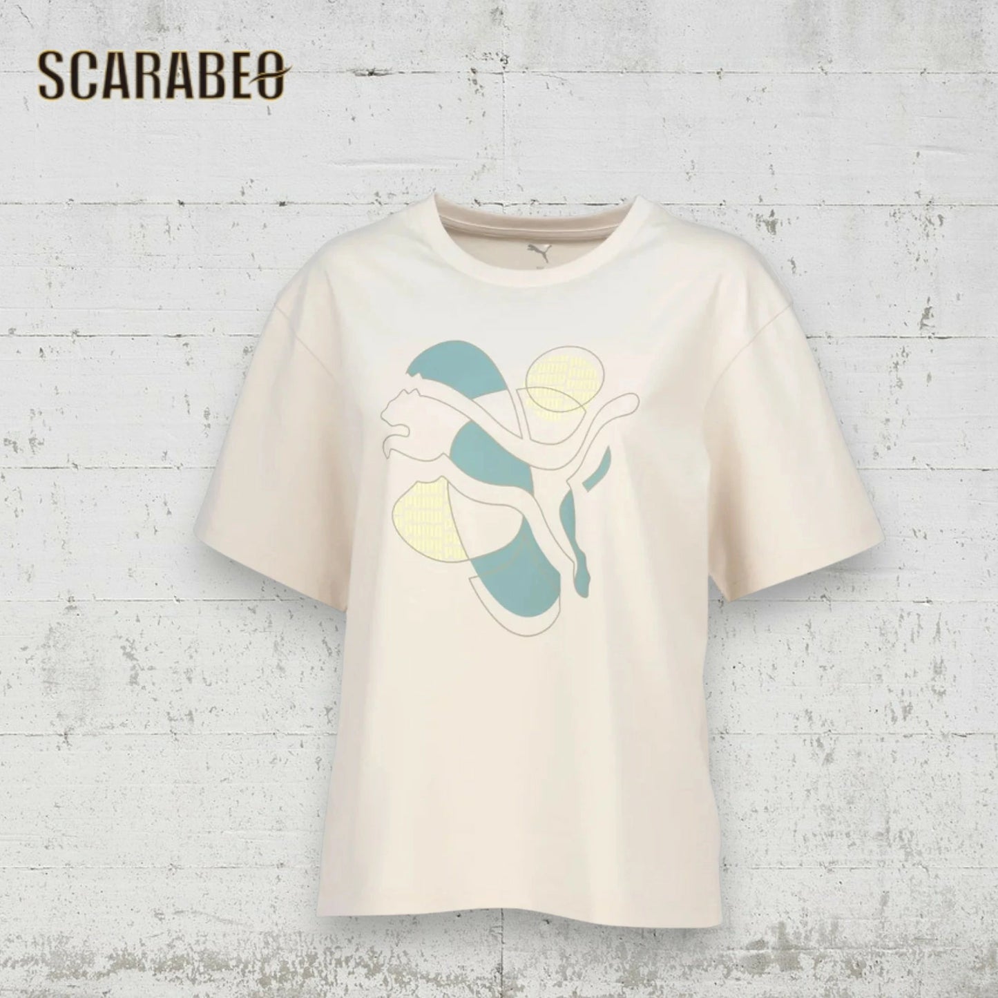 プーマ PUMA レディース Tシャツ GRAPHICリラックスドエナジー 691064 半袖 クルーネック 綿100% リラックスフィット マルチスポーツ トレーニング カジュアル 691064