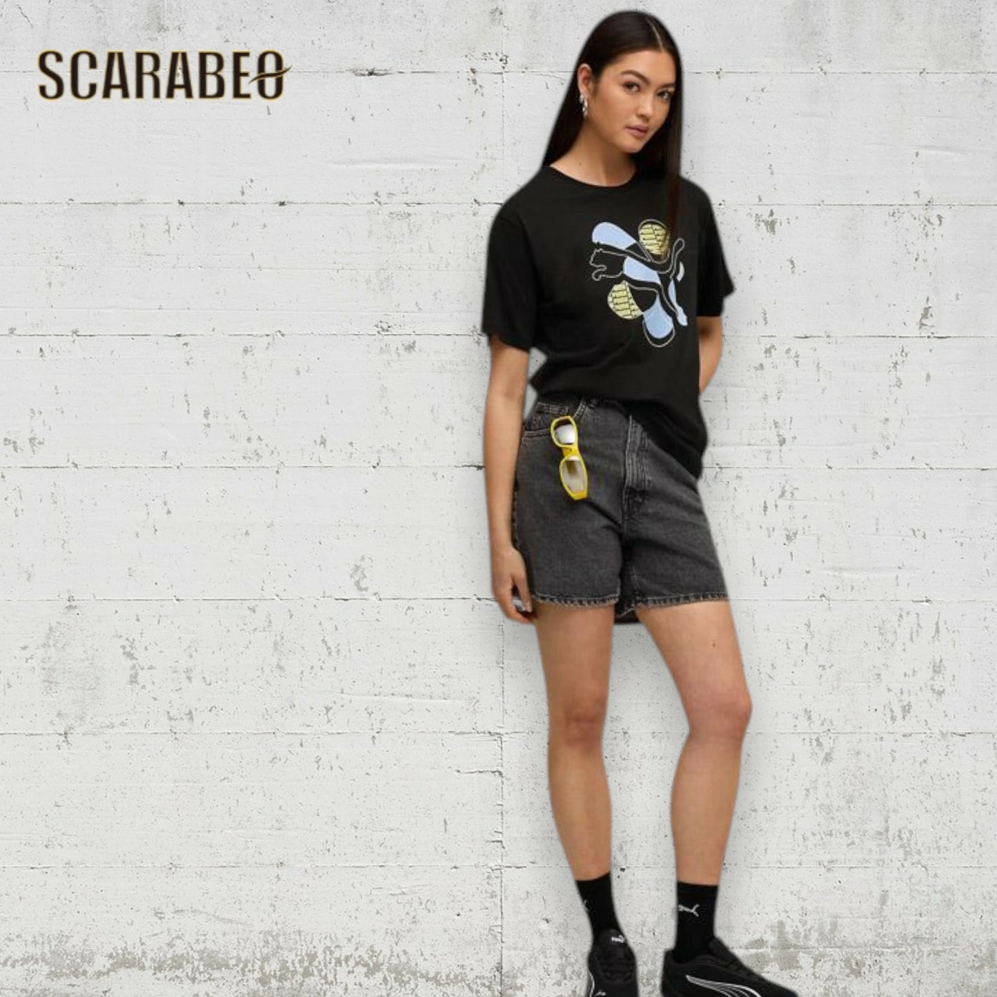 プーマ PUMA レディース Tシャツ GRAPHICリラックスドエナジー 691064 半袖 クルーネック 綿100% リラックスフィット マルチスポーツ トレーニング カジュアル 691064