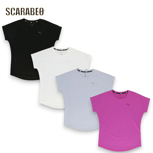 プーマ PUMA レディース Tシャツ ESS キャット メッシュ Tシャツ 686921 半袖 吸汗速乾 ドライ dryCELL スポーツウェア トレーニング ジム フィットネス カジュアル 686921