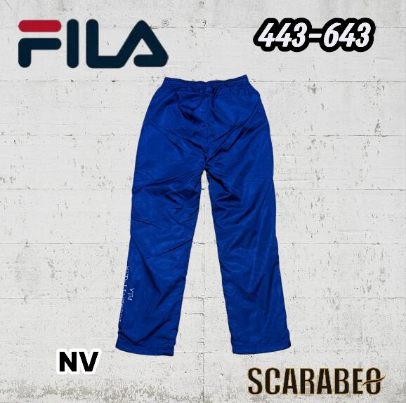 FILA フィラ レディース 裏フリース ウィンドブレーカーパンツ 443-643 ロングパンツ 保温 防風 スポーツウェア ランニング フィットネス ヨガ 443-643