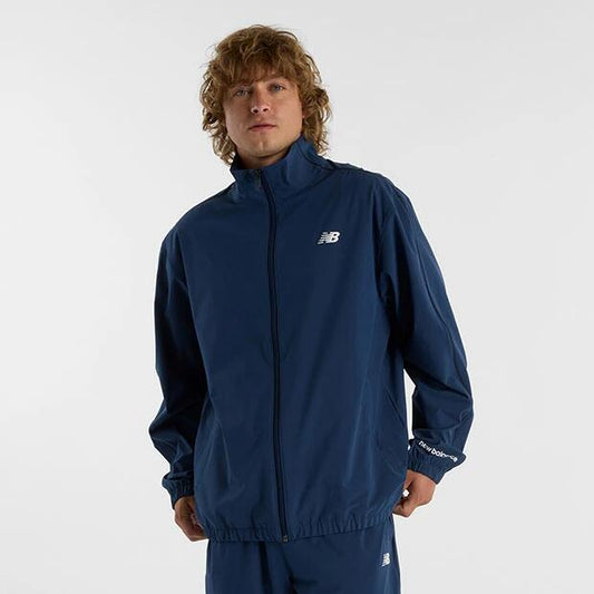 ニューバランス New Balance ウーブン トラックジャケット NBネイビー amj51504-nny メンズ トレーニングウェア サッカー フットサル 吸汗速乾 NB Dry amj51504-nvy