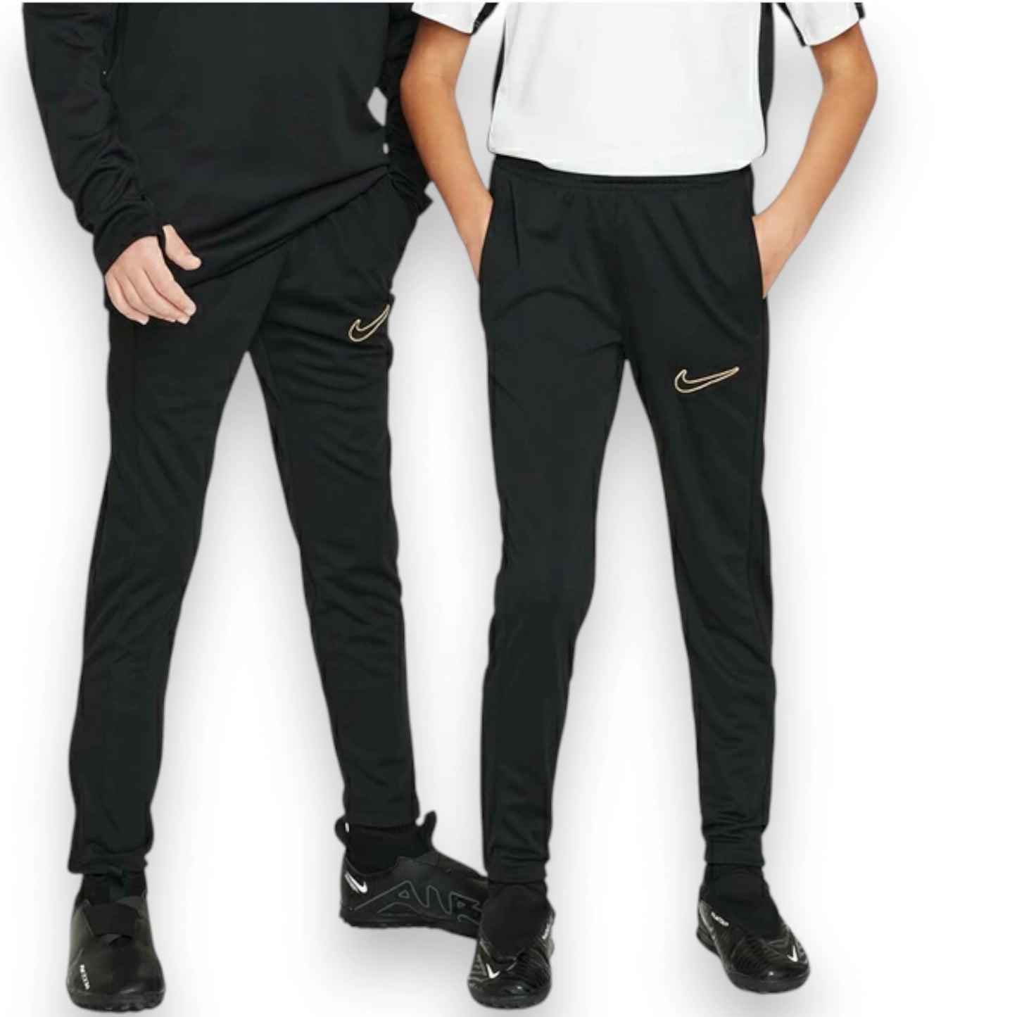 ナイキ NIKE ジュニア サッカーウェア ピステパンツ ドライフィット Dri-FIT Academy23 DX5490-017 トレーニングパンツ BK/GD dx5490-017