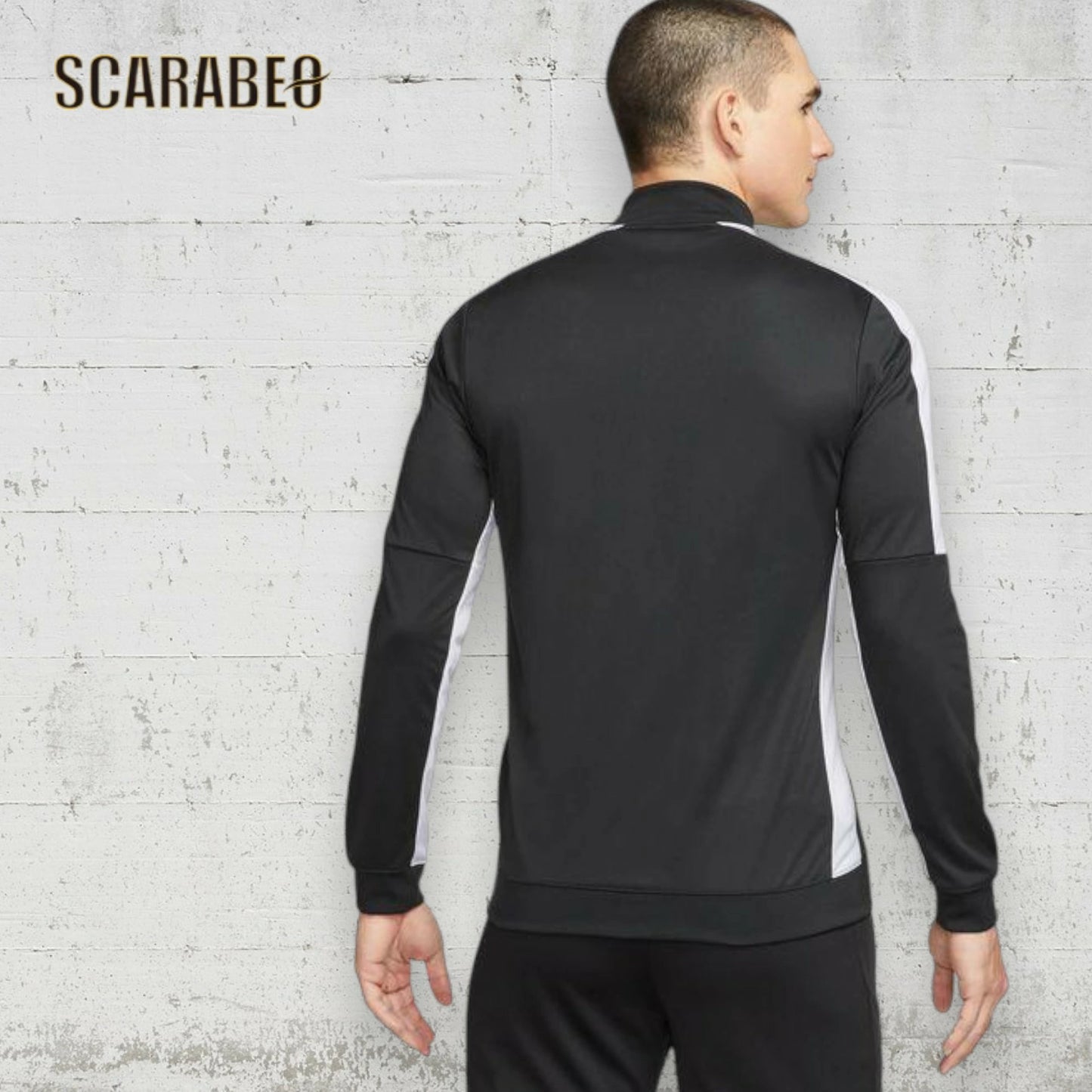 ナイキ NIKE メンズ サッカーウェア ピステトップ DF アカデミー トラックジャケット DR1681-010 Dri-FIT 吸汗速乾 ブラック ホワイト dr1681-010