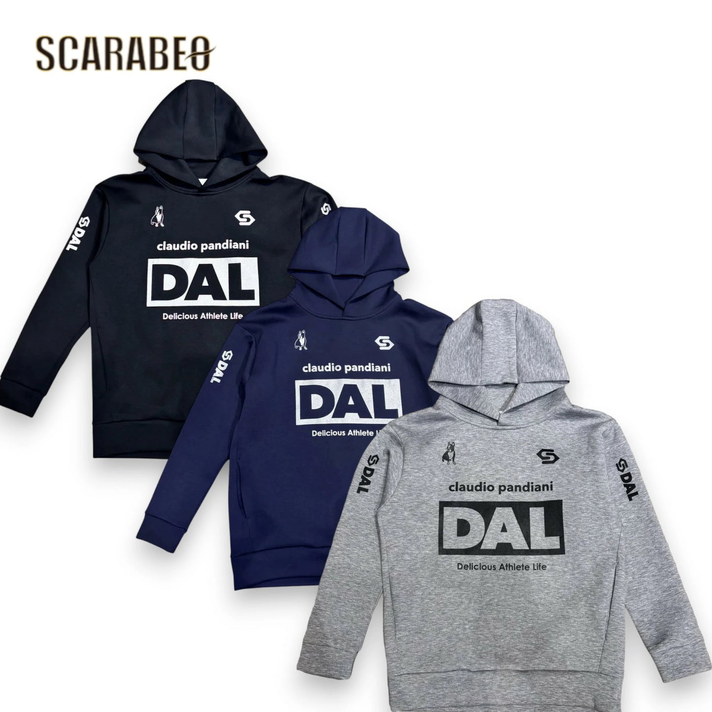 サッカージャンキー DAL ダンボールニットフーディー CP25D33 メンズ レディース 軽量 保温 ストレッチ シワになりにくい ヘザーグレー ブラック ネイビー cp25d33