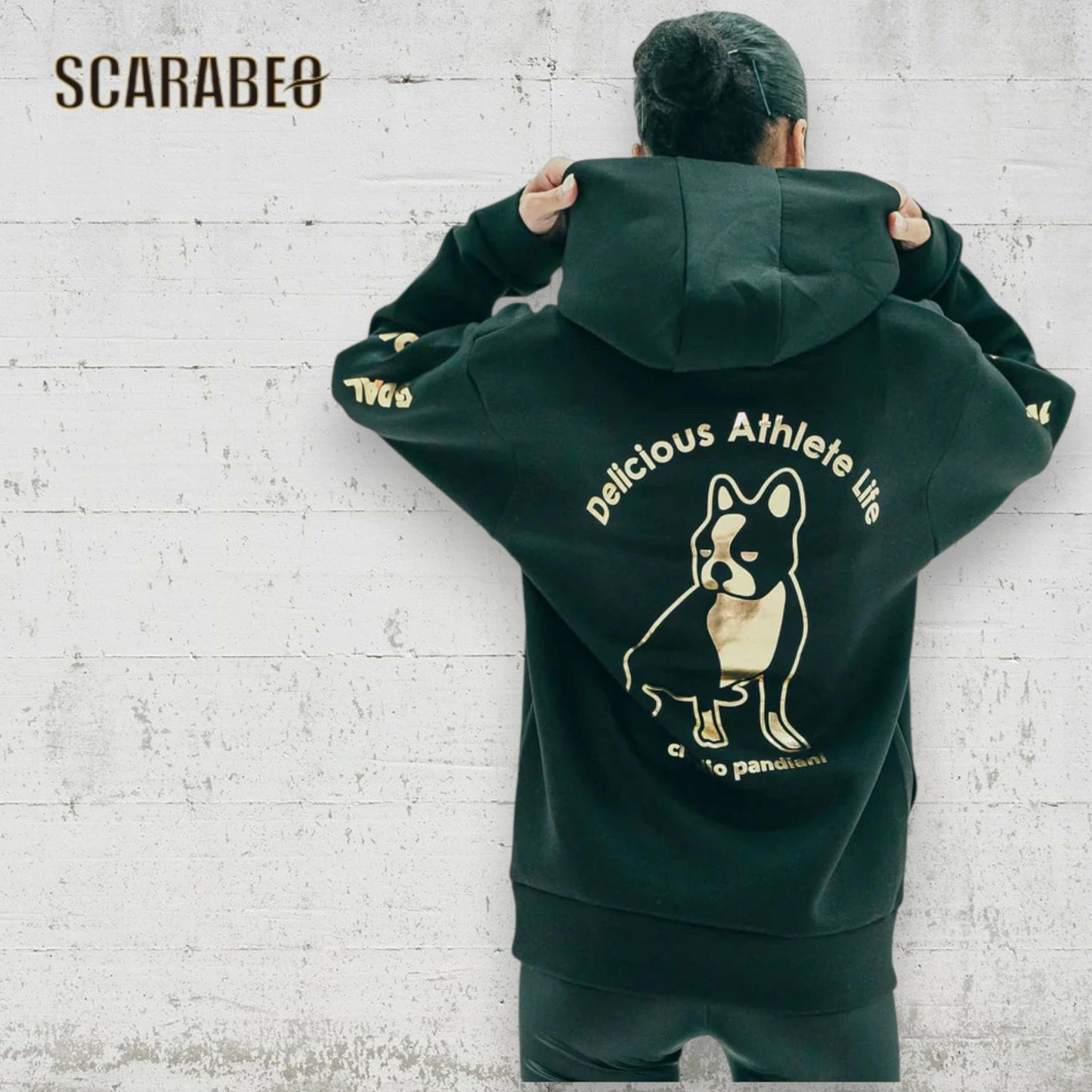 サッカージャンキー DAL ダンボールニットフーディー ブラック×ゴールド ブラック2 メンズ レディース 軽量 保温 ストレッチ シワになりにくい cp25d33v