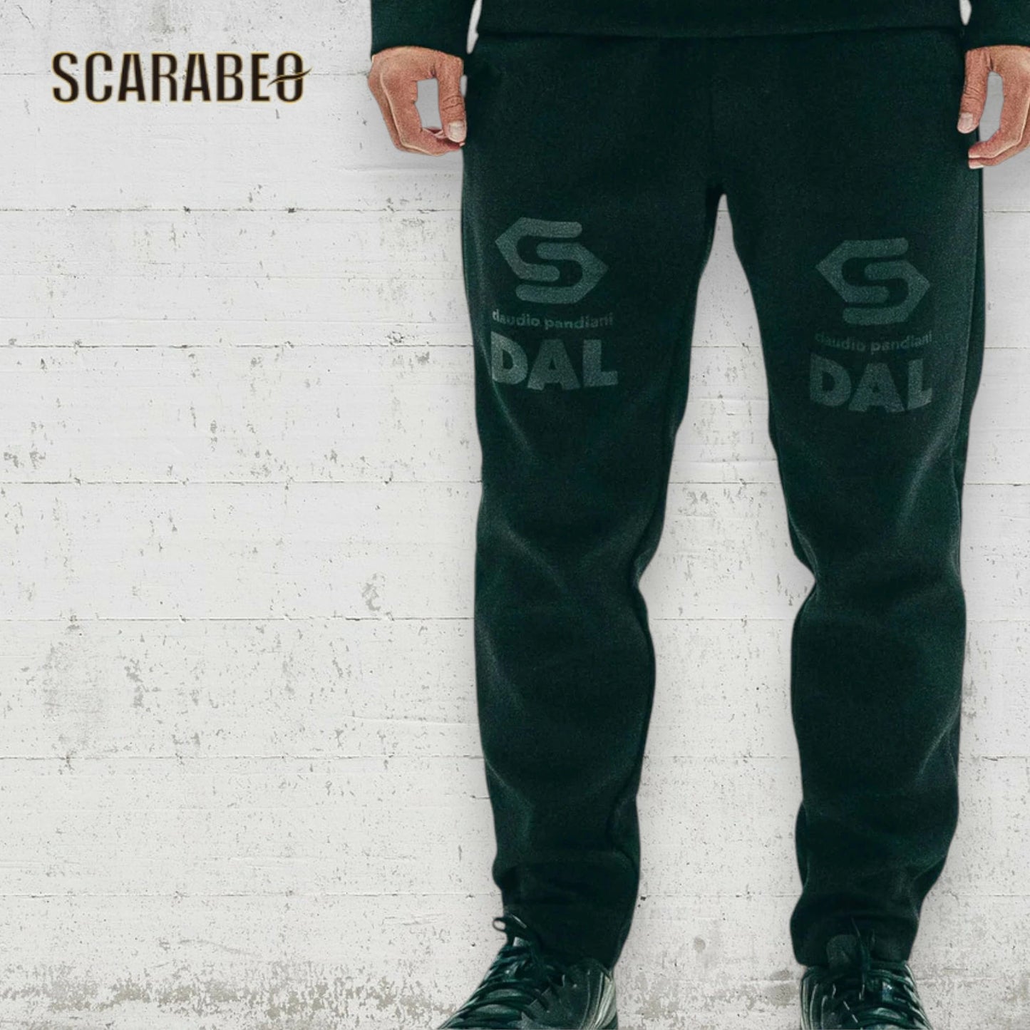 サッカージャンキー DAL ダンボールニットロングパンツ ブラック×ゴールド ブラック メンズ レディース 軽量 保温 ストレッチ シワになりにくい cp25d35v