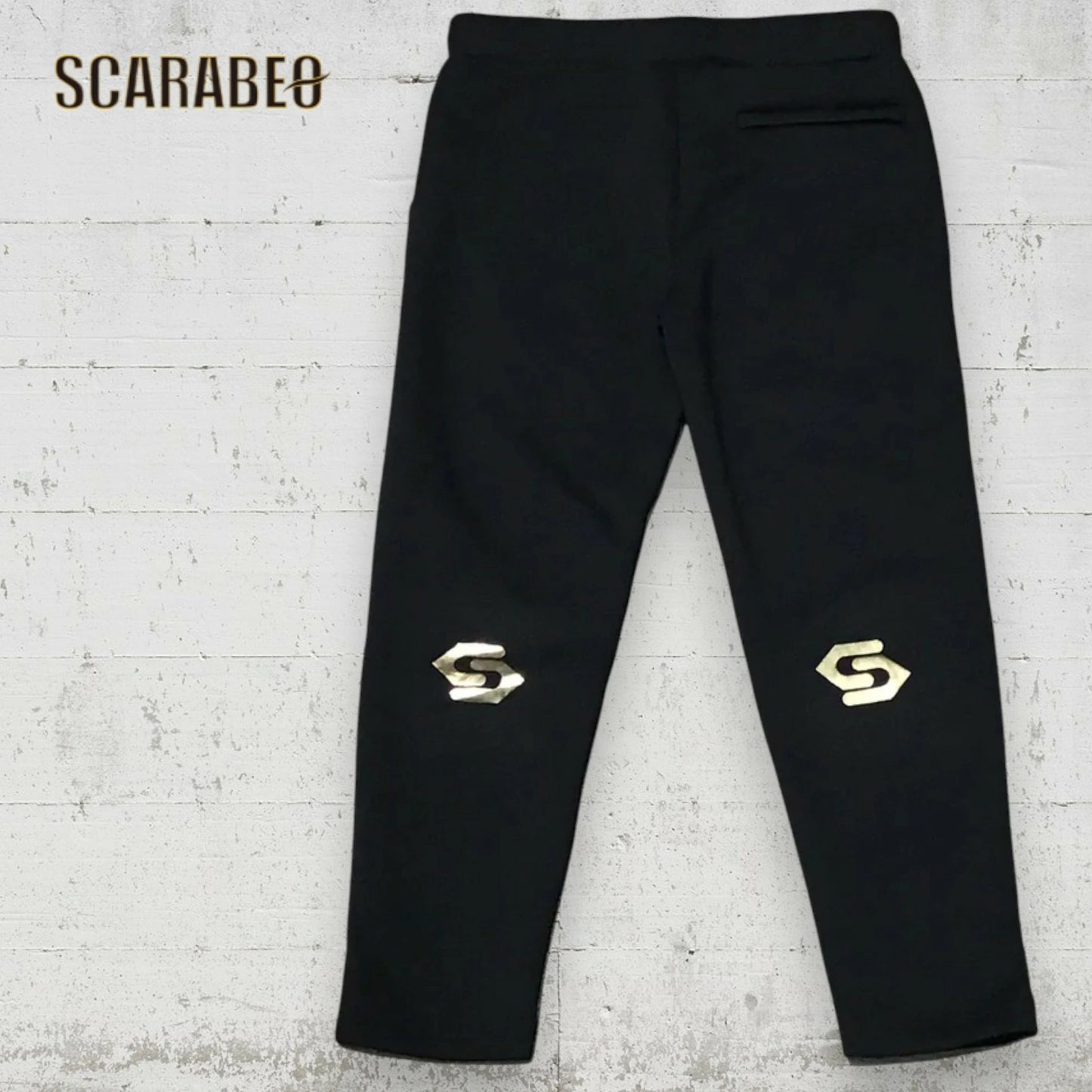 サッカージャンキー DAL ダンボールニットロングパンツ ブラック×ゴールド ブラック メンズ レディース 軽量 保温 ストレッチ シワになりにくい cp25d35v