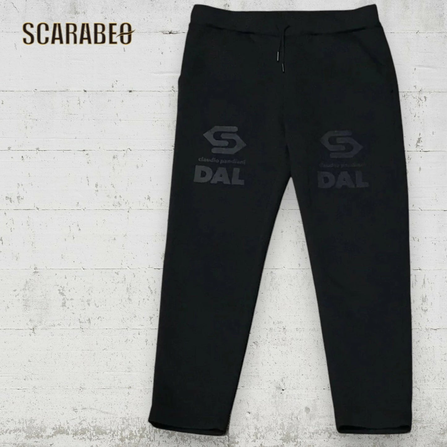 サッカージャンキー DAL ダンボールニットロングパンツ ブラック×ゴールド ブラック メンズ レディース 軽量 保温 ストレッチ シワになりにくい cp25d35v