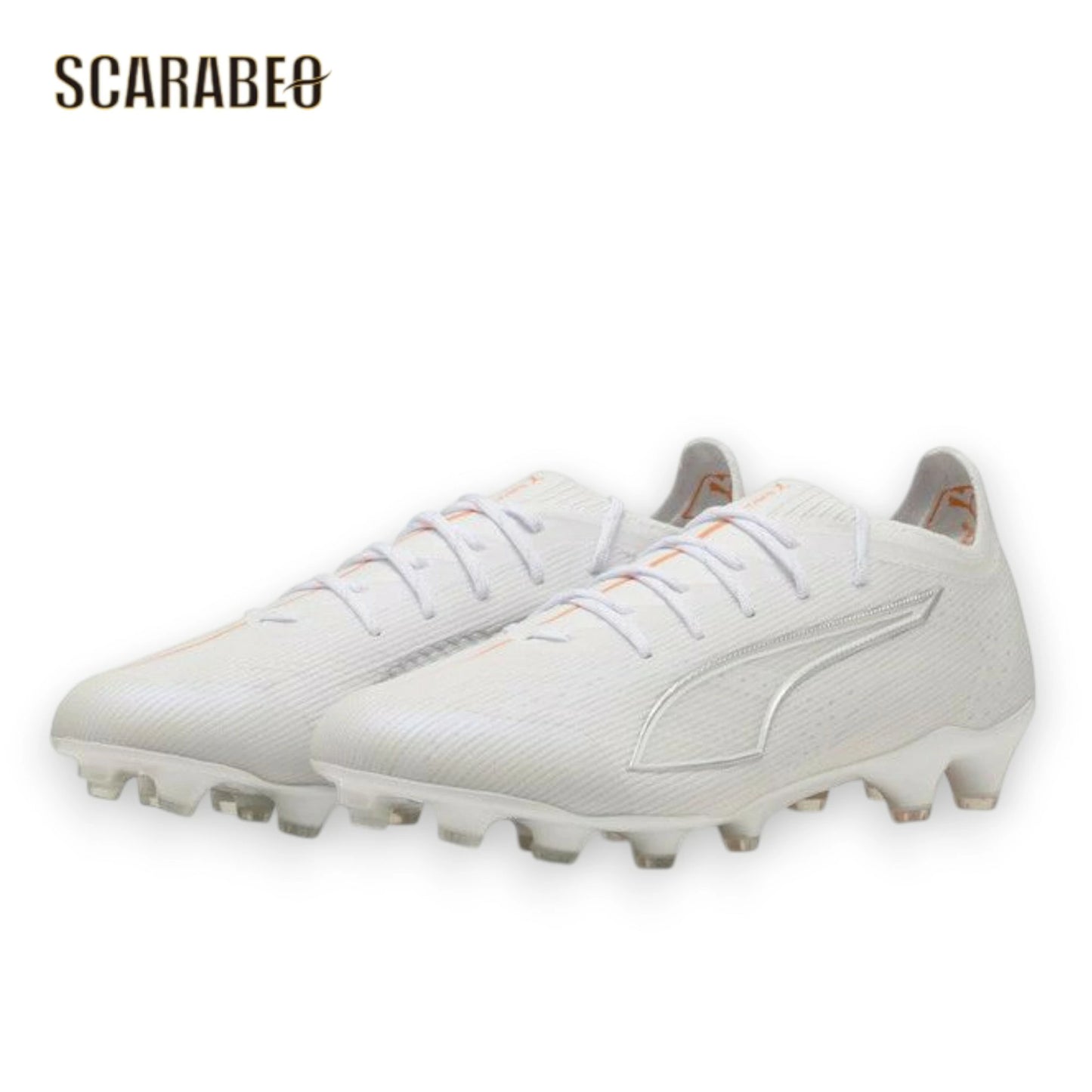 PUMA プーマ サッカースパイク ウルトラ 6 アルティメット HG/AG WHITE PACK 108559-04 土・人工芝・天然芝対応 25AW 軽量 108559-04