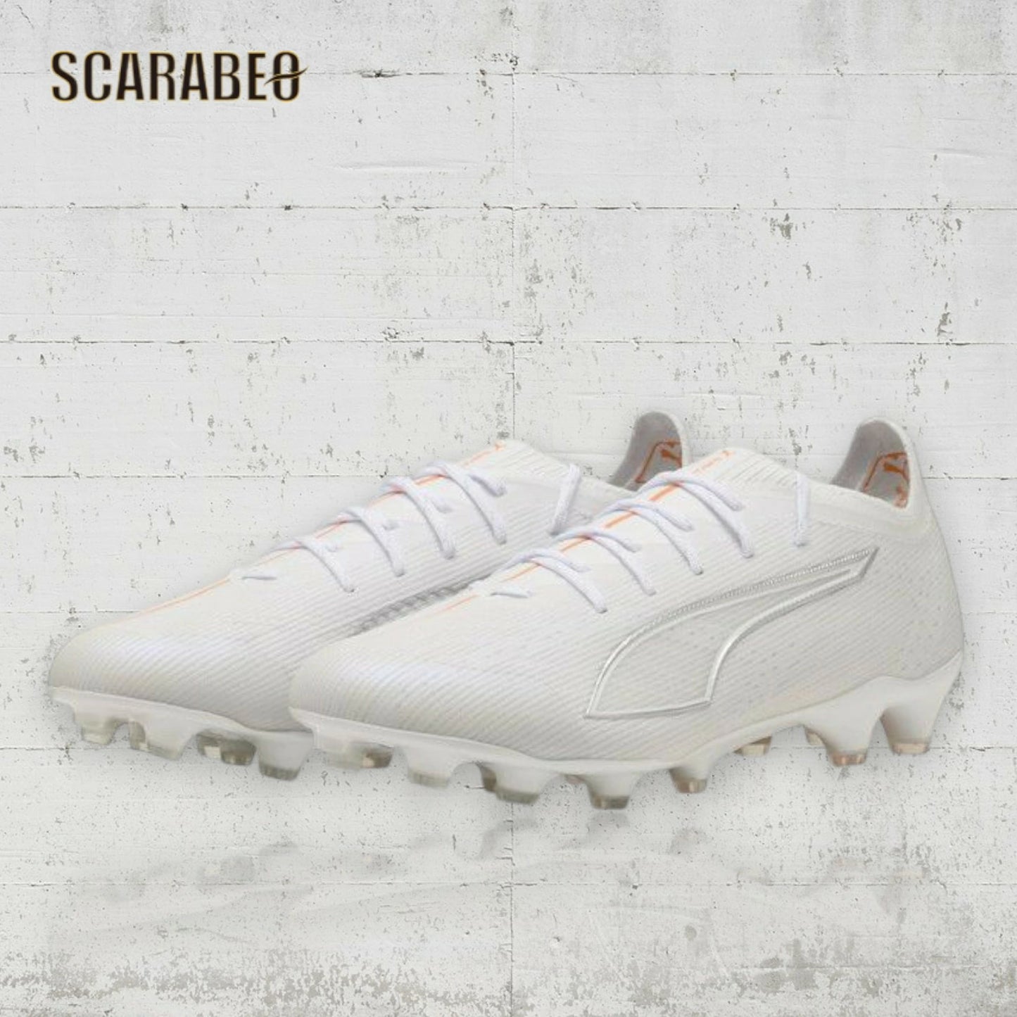 PUMA プーマ サッカースパイク ウルトラ 6 アルティメット HG/AG WHITE PACK 108559-04 土・人工芝・天然芝対応 25AW 軽量 108559-04