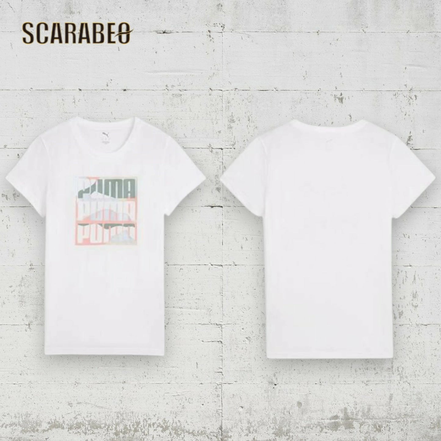 プーマ Tシャツ レディース GRAPHICS マウンテン 半袖 687716 PUMA コットン100% 山柄 グラフィック ブラック ホワイト カジュアル 687716