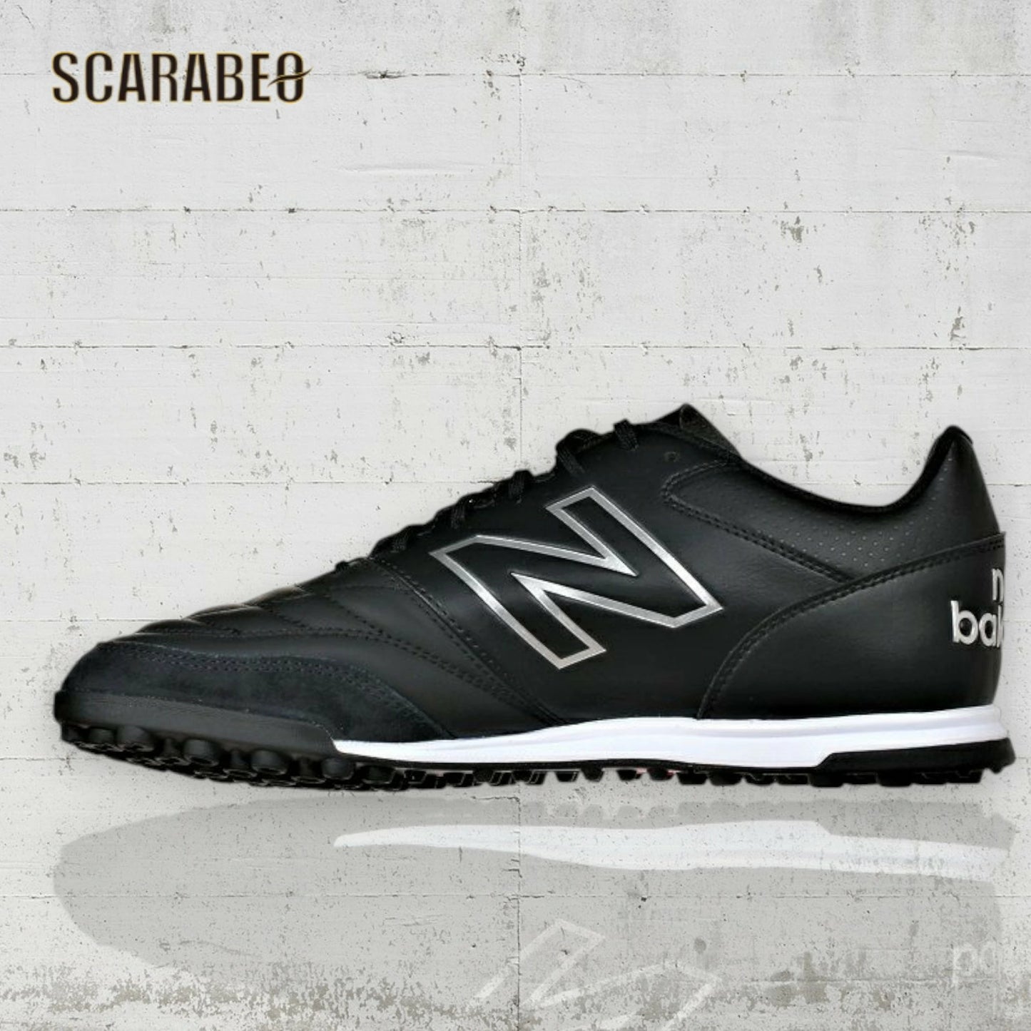 ニューバランス 442 v2 TEAM TF メンズ ターフ トレーニングシューズ 2E ブラック MS42TBK22E サッカー カーフレザー 耐久性 ms42tbk22e