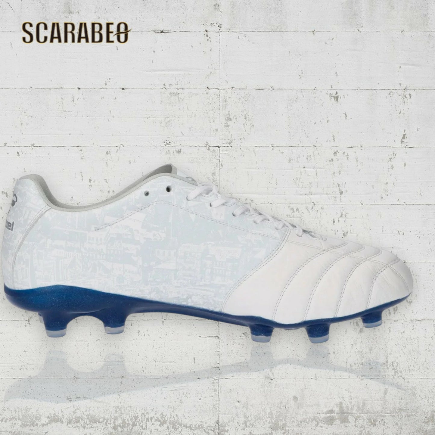 ヒュンメル ヴォラート 3 PRO SUPERWIDE LTD メンズ サッカースパイク ホワイト ネイビー HAS1248SW-1070 幅広 4E カンガルーレザー ナノフィットスキン has1248sw-1070