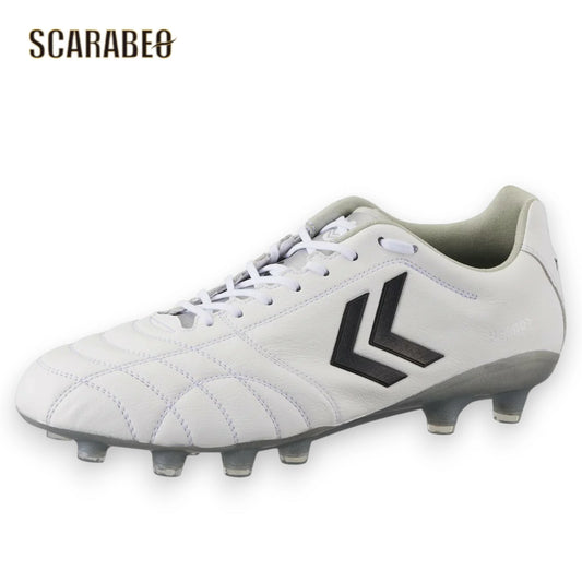 ヒュンメル ヴォラート3 SL PRO SUPERWIDE メンズ サッカースパイク ホワイト シルバー 4E 幅広 ナノフィットスキン has1245sw-1095