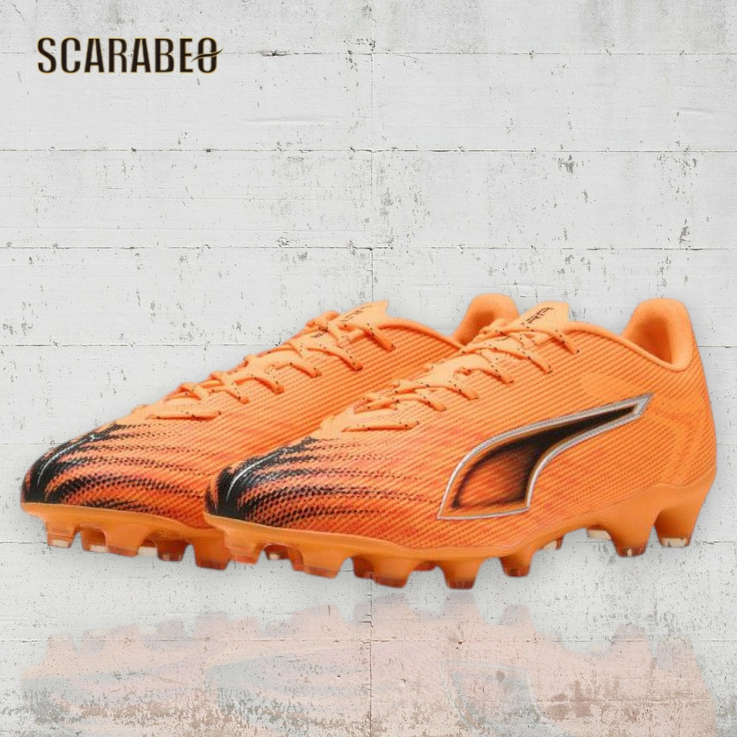 プーマ ウルトラ 5 プロ HG/AG メンズ サッカースパイク HOT PURSUIT PACK 108553-03 土 人工芝 天然芝 ヒートファイヤー ブラック レッド 108553-03