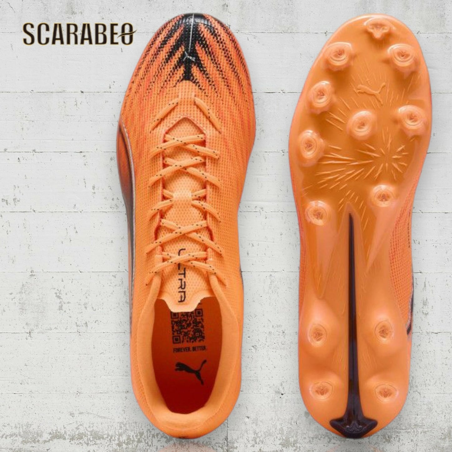 プーマ ウルトラ 5 プロ HG/AG メンズ サッカースパイク HOT PURSUIT PACK 108553-03 土 人工芝 天然芝 ヒートファイヤー ブラック レッド 108553-03