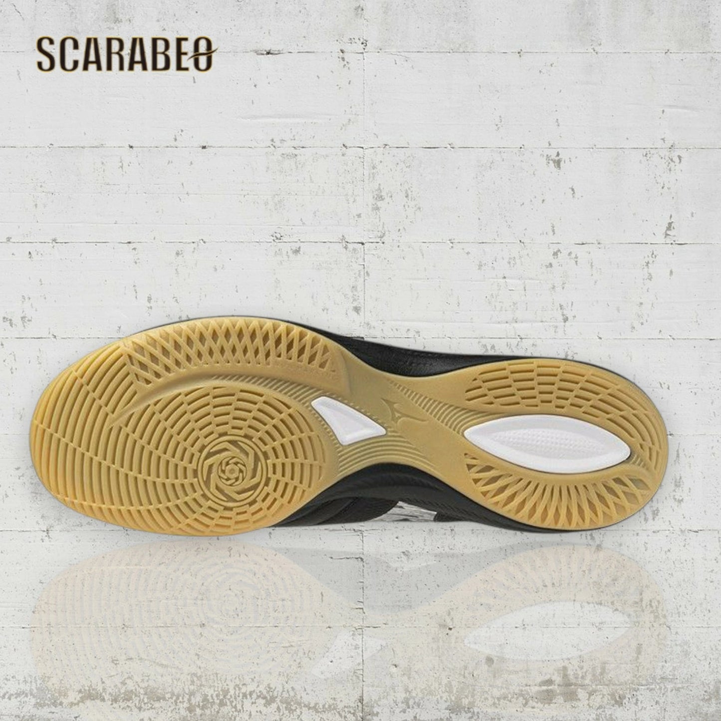 ミズノ フットサルシューズ モレリア ネオ SALA β JAPAN IN ブラック ギャラクシーシルバー Q1GA241003 メンズ インドア MORELIA NEO サラ ベータ インドア用 軽量 天然皮革 βメッシュ クッション性 高グリップ q1ga241003