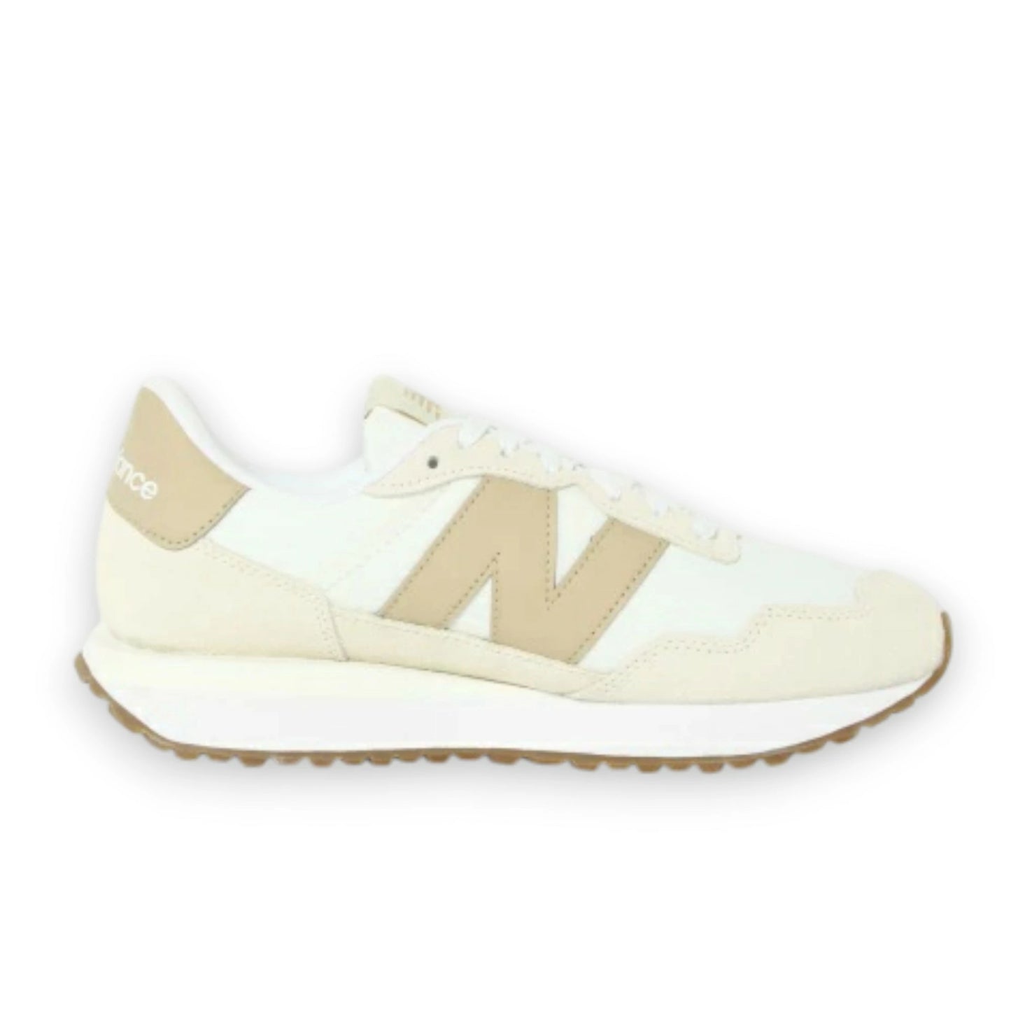 ニューバランス レディース スニーカー WS237 NB 靴 シューズ new balance ランニング ウォーキング 237 ビッグNロゴ スエード ナイロン Bワイズ ベージュ HTB 軽量 クッション性 ws237htbb