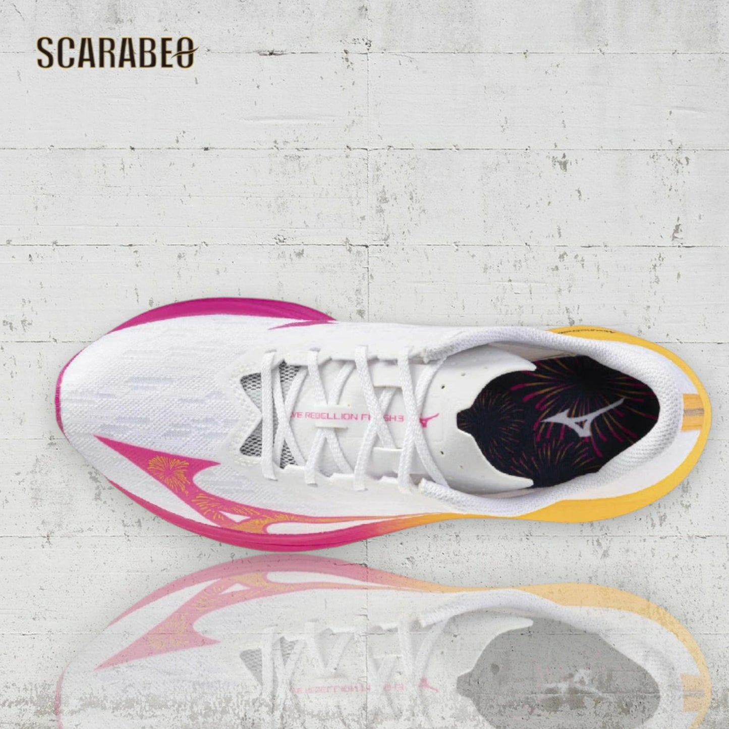 ミズノ ランニングシューズ メンズ レディース ウエーブリベリオンフラッシュ3 J1GC251701 WAVE REBELLION FLASH 3 HANABI PACK 花火パック 2E サブ3.5 レースシューズ MIZUNO j1gc251701