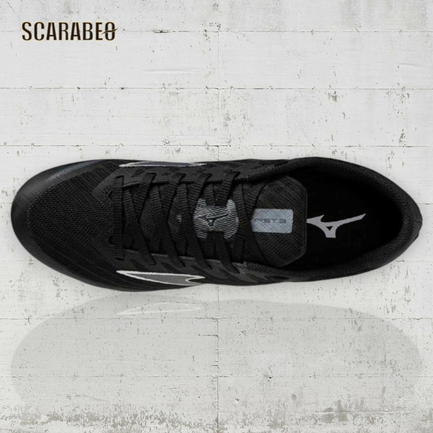 ミズノ 陸上スパイク エックスファースト3 ワイド U1GA2331-01 MIZUNO X FIRST 3 WIDE 初心者用 短距離 中距離 長距離 走幅跳用 土トラック兼用 オールラウンドモデル ブラック×シルバー u1ga258102