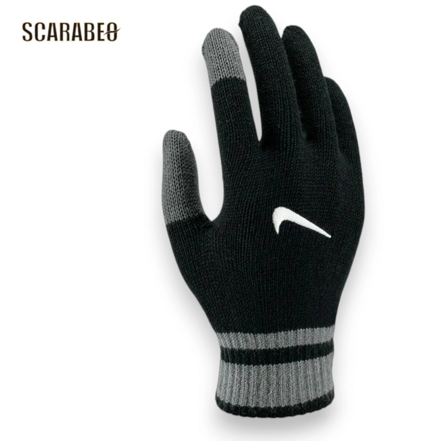 ナイキ 手袋 キッズ ジュニア NIKE YTH ニット テックグリップ グローブ GR スマホ対応 防寒 通学 ブラック/グレー 088 cw3031-088