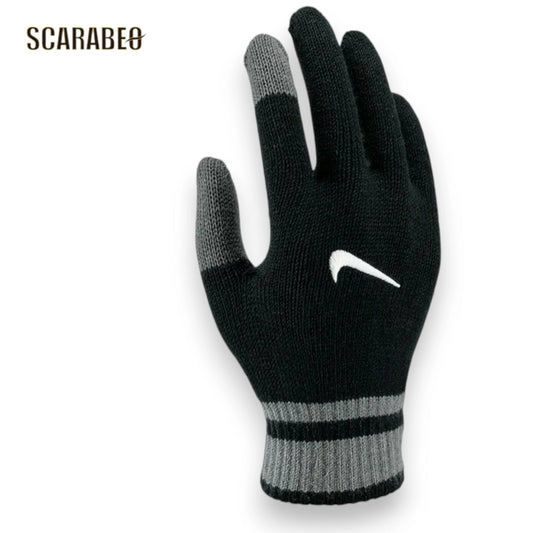 ナイキ 手袋 キッズ ジュニア NIKE YTH ニット テックグリップ グローブ GR スマホ対応 防寒 通学 ブラック/グレー 088 cw3031-088