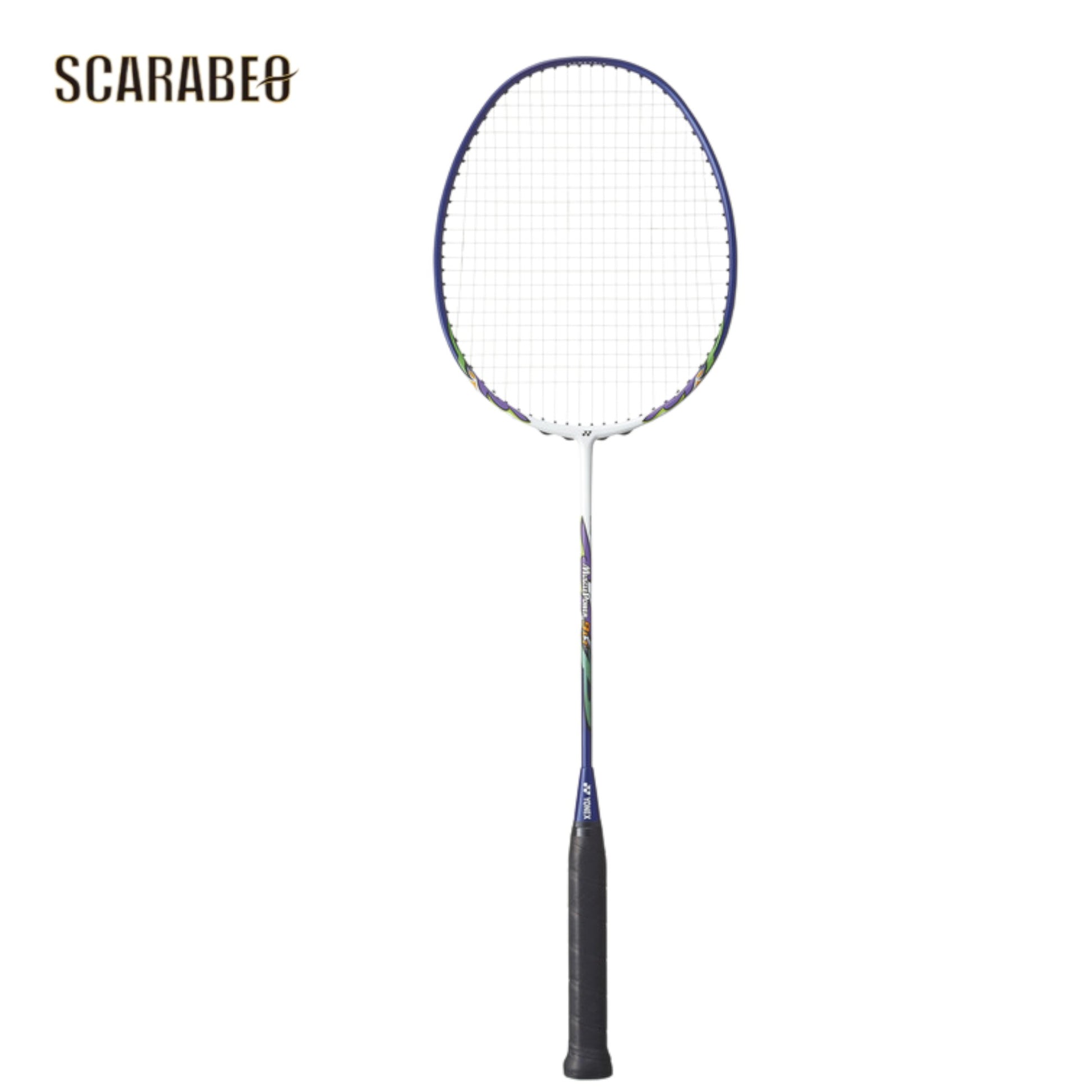 ヨネックス YONEX バドミントンラケット マッスルパワー9LT MP9LTG 張り上げ済 ホワイト/ネイビー バドミントン 軽量 高反発 アイソメトリック mp9ltg