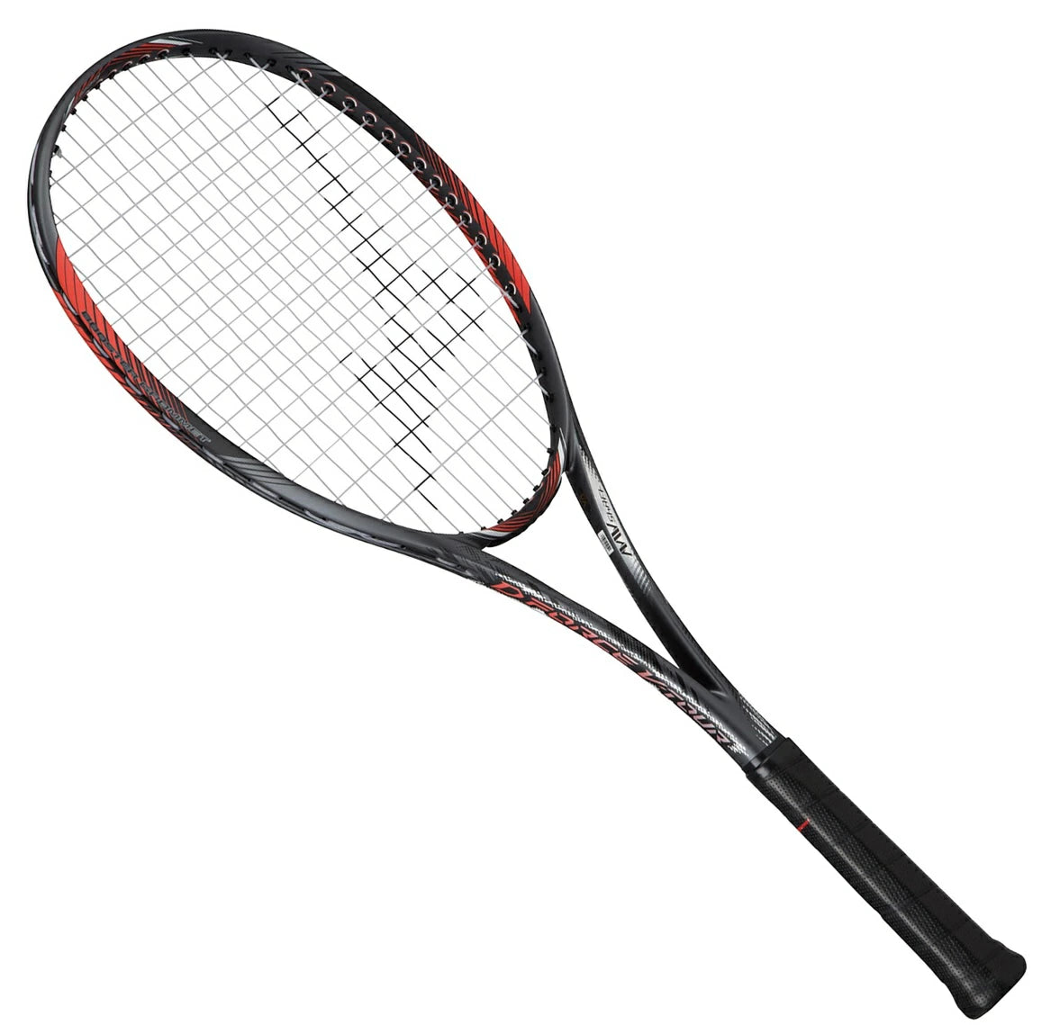 ミズノ ソフトテニス ラケット 前衛用 D FORCE V-TOUR ディーフォース Vツアー 63JTN252 フレアレッド×スペースブラック(08) 上級者向け 軟式 MIZUNO 63jtn25208