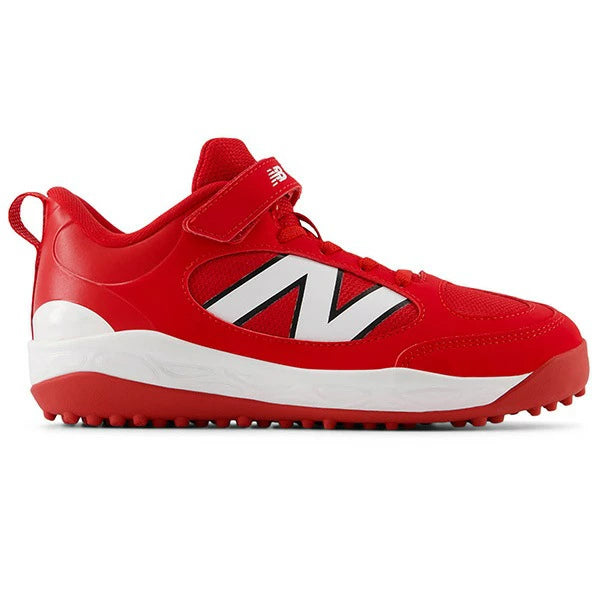 ニューバランス ジュニア トレーニングシューズ 3000v7 Youth Turf Trainer Red with White 面ファスナー Synthetic Leather メッシュ NB New Balance jt3000r7