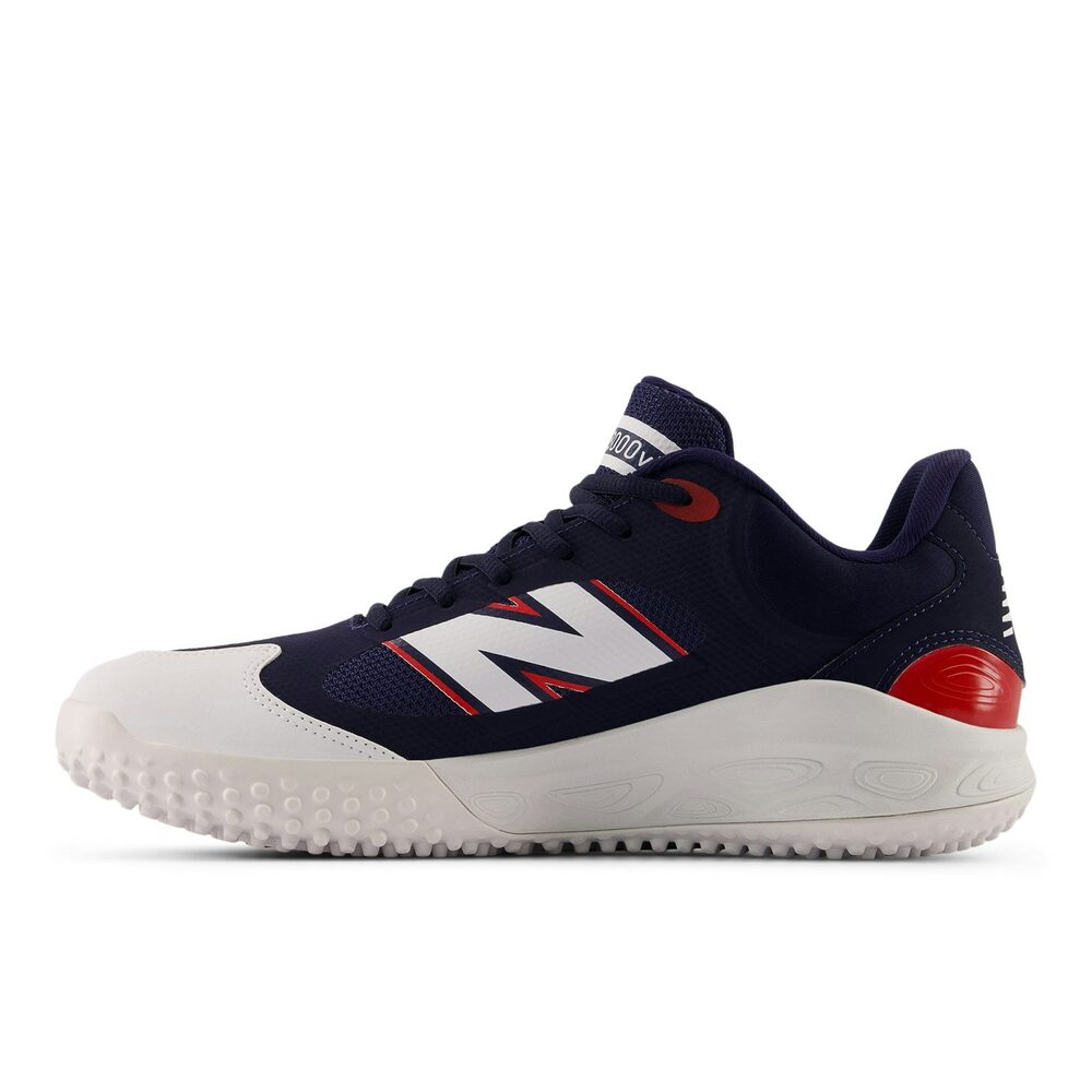 ニューバランス 野球 トレーナー Fresh Foam 3000v7 Turf-Trainer White with Team Red and Team Navy シンセティックオーバーレイ TPU ヒールクリップ NB New Balance t3000rb7
