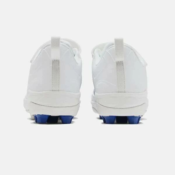 ニューバランス 野球 ジュニア スパイク 3000 V7 Cleats JNR 面ファスナー ラバースパイク White/Blue 合成皮革/メッシュ NB JA3000D7 ja3000d7