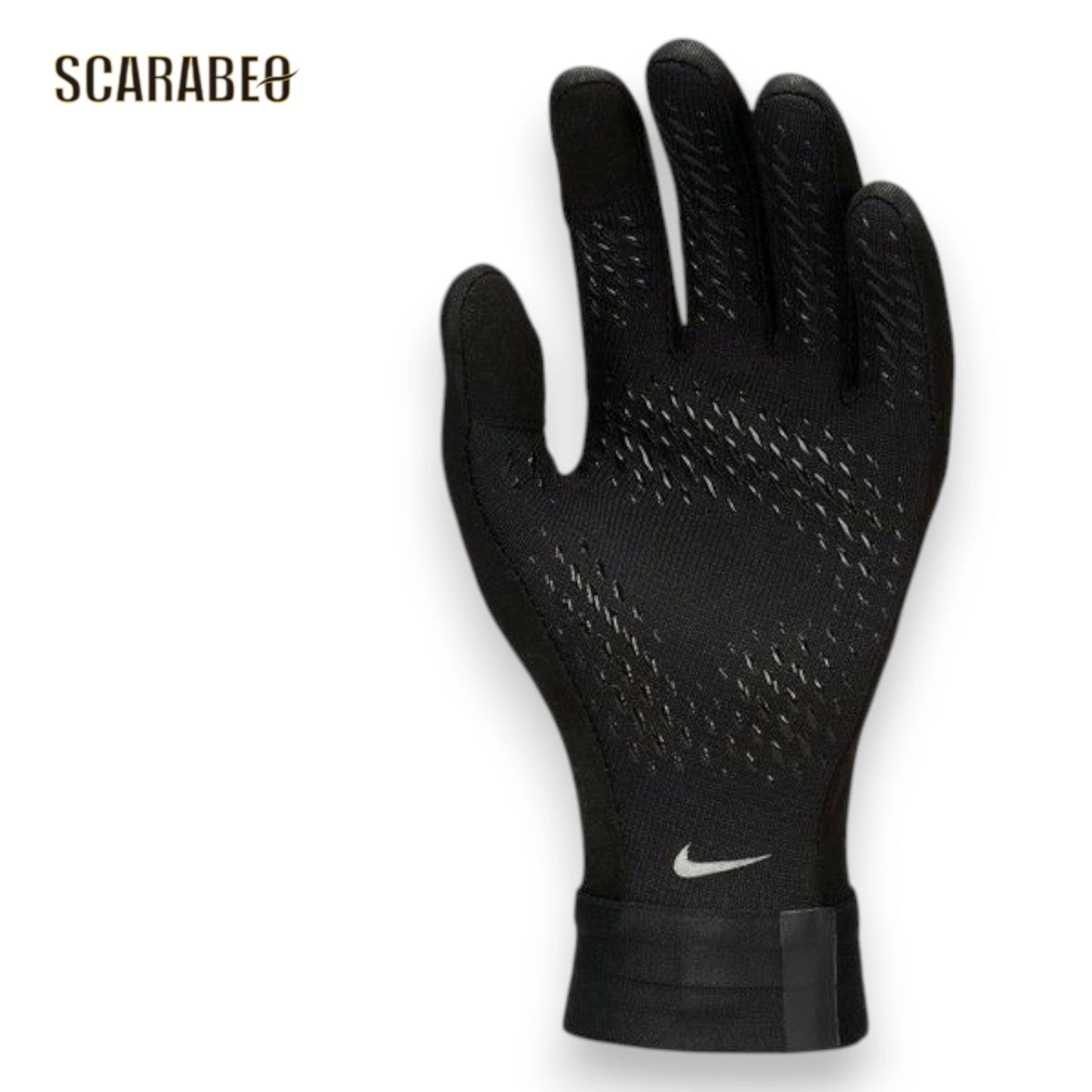 【ジュニア用】NIKE ナイキ YTH THERMA-FIT アカデミー グローブ HO24 ブラック/ボルト HF0547-010 サッカー 防寒 手袋 hf0547-010